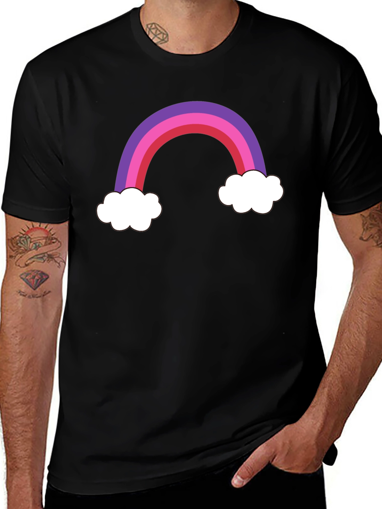 Rainbow Cloud T-Shirt - Fun & Stylish Tee
