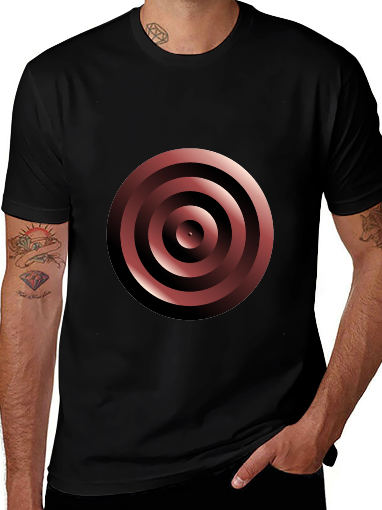Variant 14 of Target Graphic Tee - Modern Geometric Design