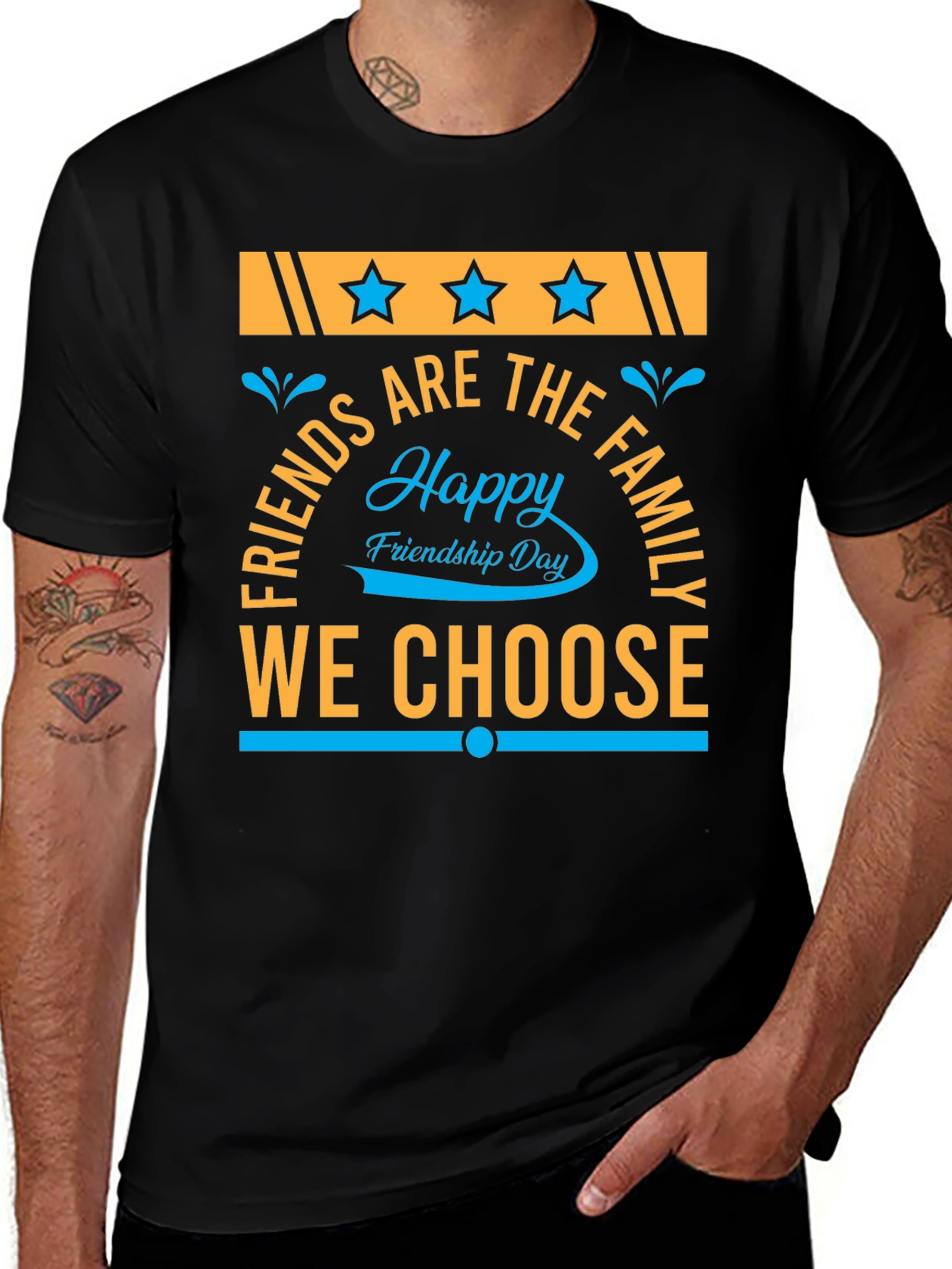 Happy Friendship Day T-Shirt - Friends Are Family