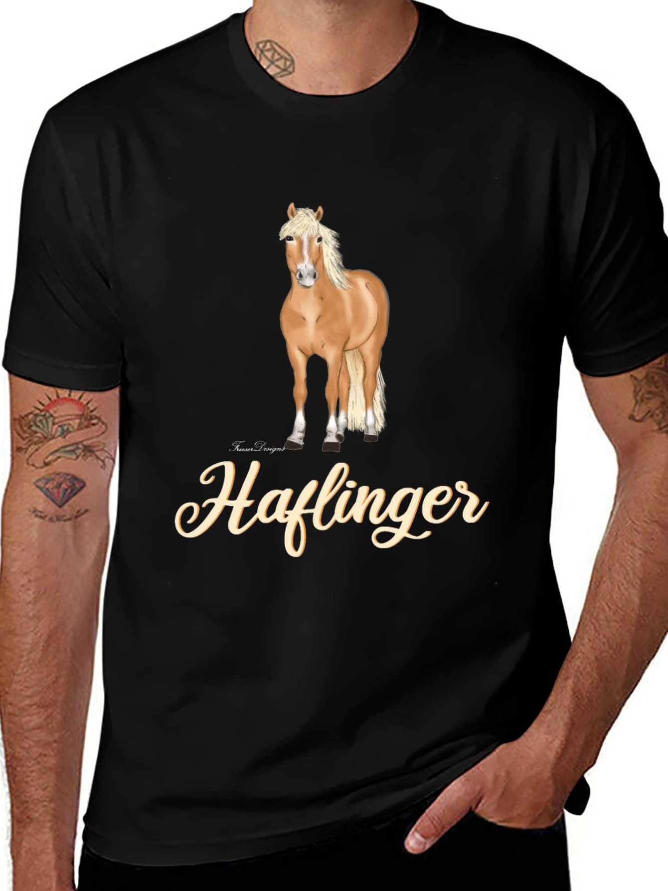 Haflinger Horse Graphic Tee