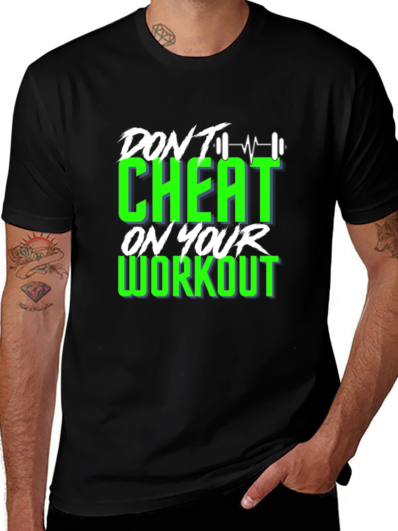 Variant 9 of Don't Cheat On Your Workout Graphic T-Shirt