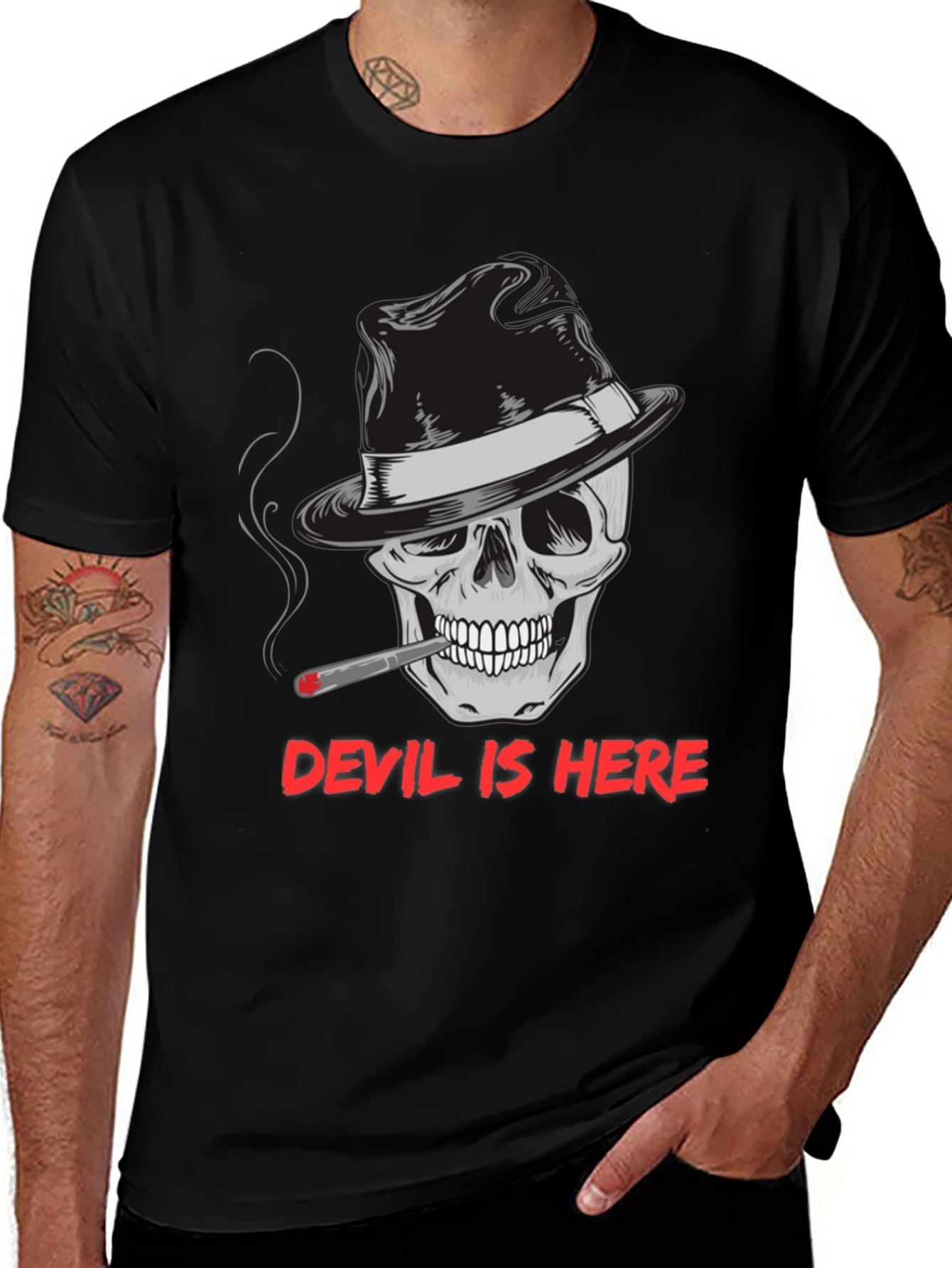 Variant 17 of Devil is Here Graphic Tee