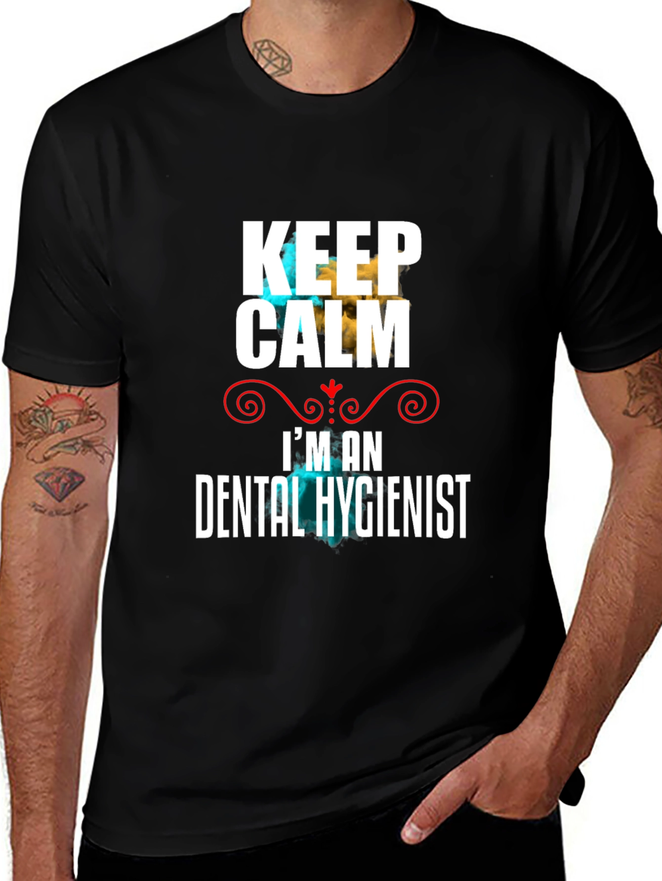 Variant 22 of Keep Calm Dental Hygienist T-Shirt