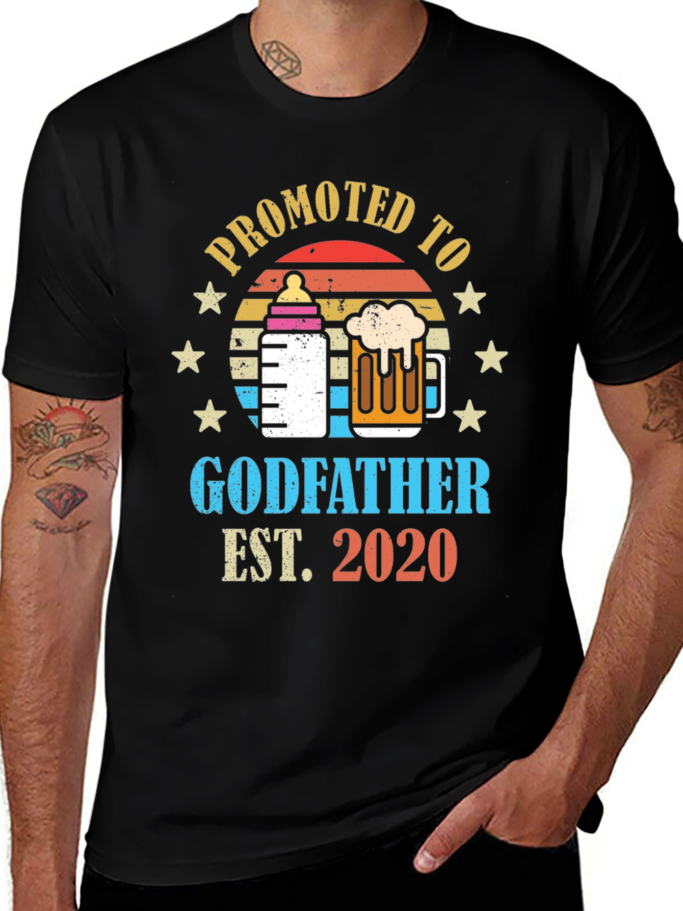 Promoted to Godfather 2020 Graphic Tee
