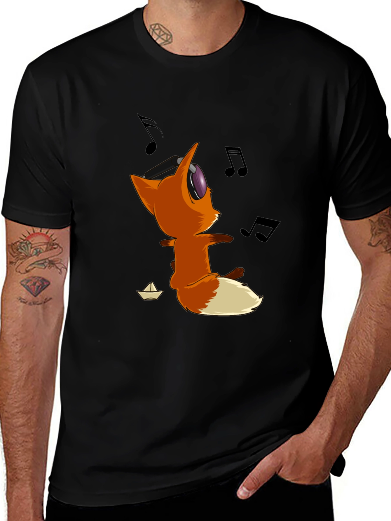 Variant 12 of Cartoon Fox T-Shirt - Fun & Stylish Tee
