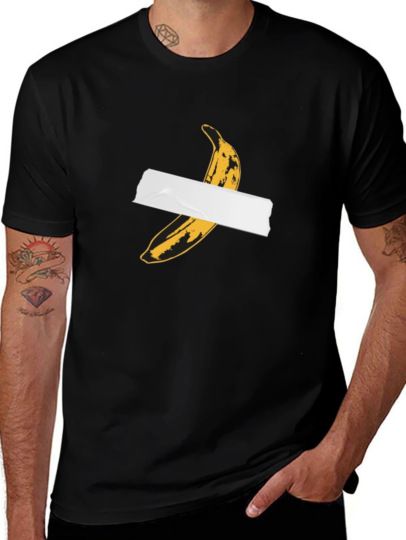 Variant 16 of Banana Duct Tape Graphic T-Shirt - Trendy Streetwear