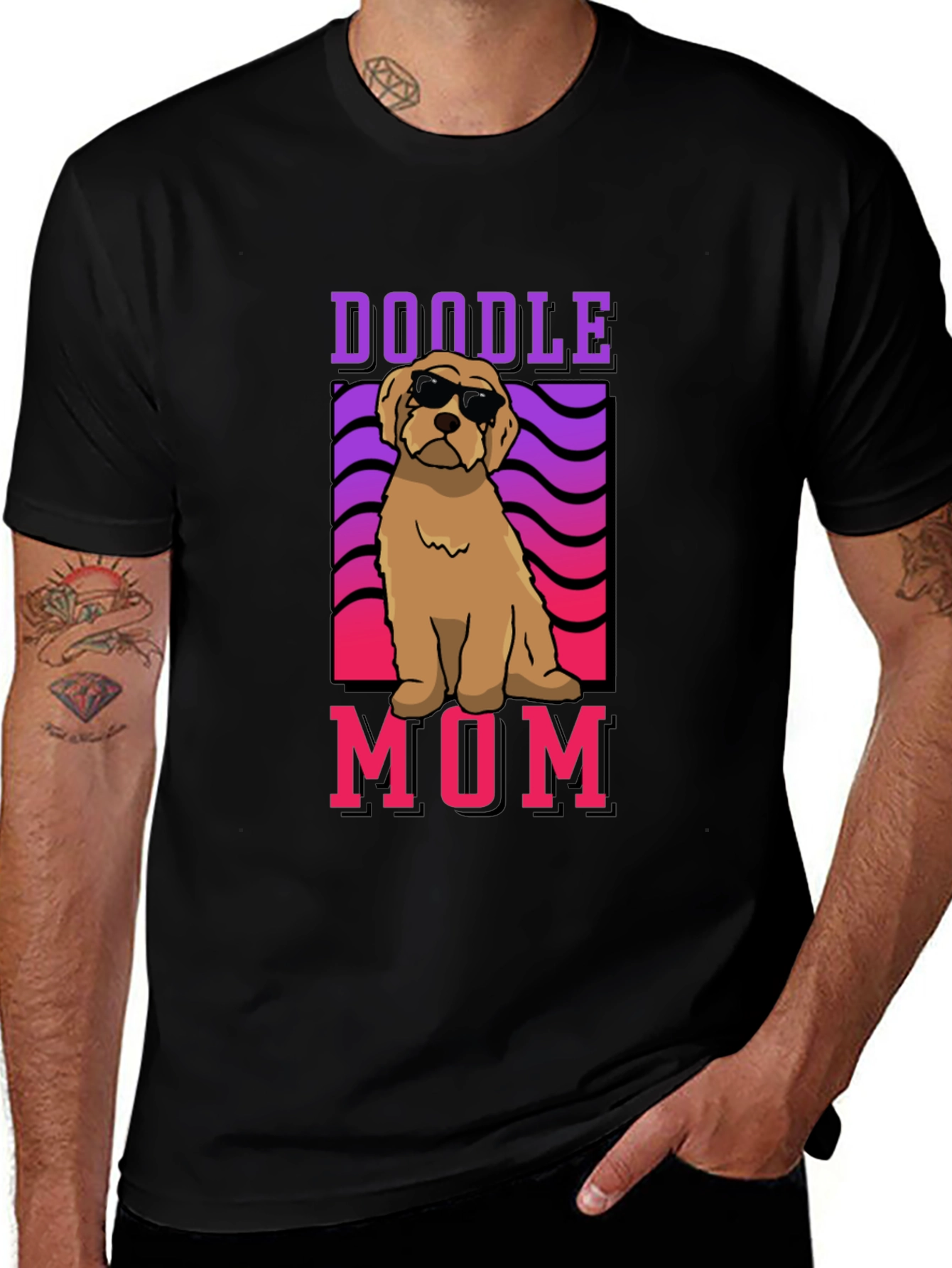 Doodle Mom T-Shirt - Cute Dog Lover Tee