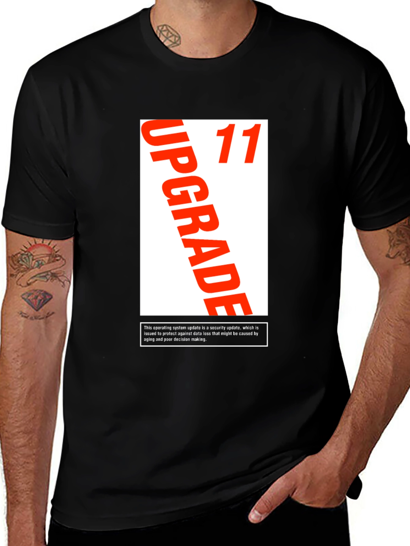 Upgrade 11 Black T-Shirt