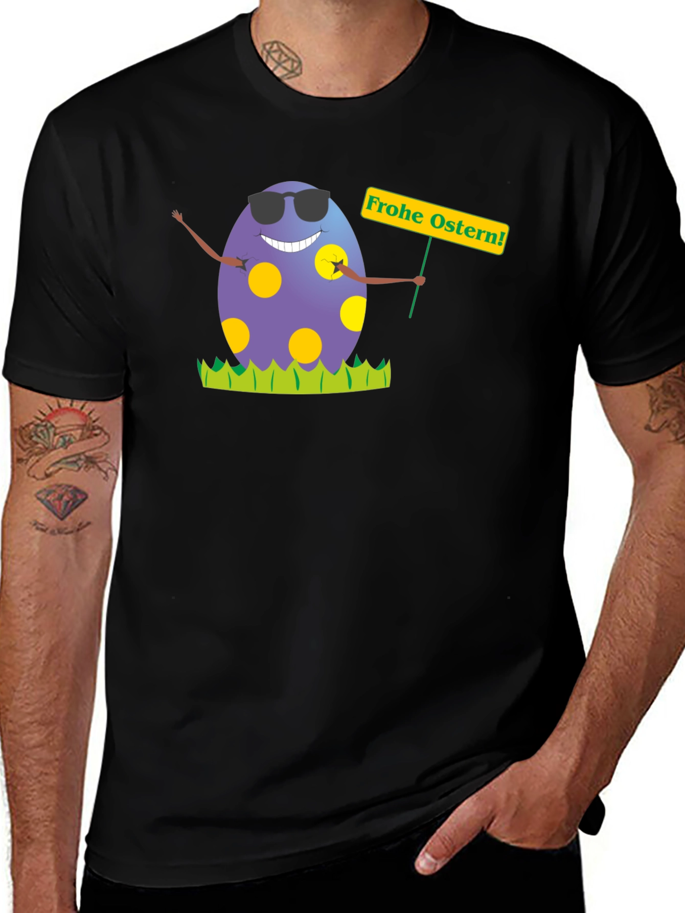 Happy Easter Egg Graphic T-Shirt