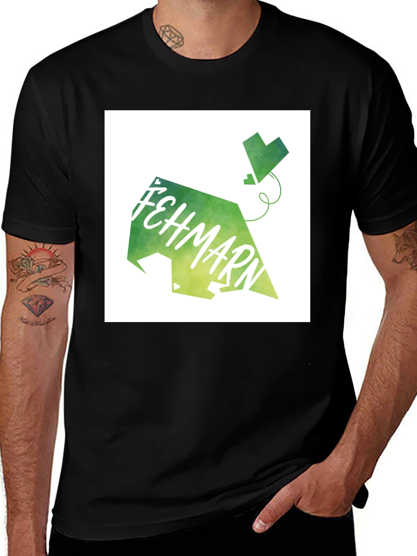 Fehmarn Germany Island Map Art Graphic T-Shirt