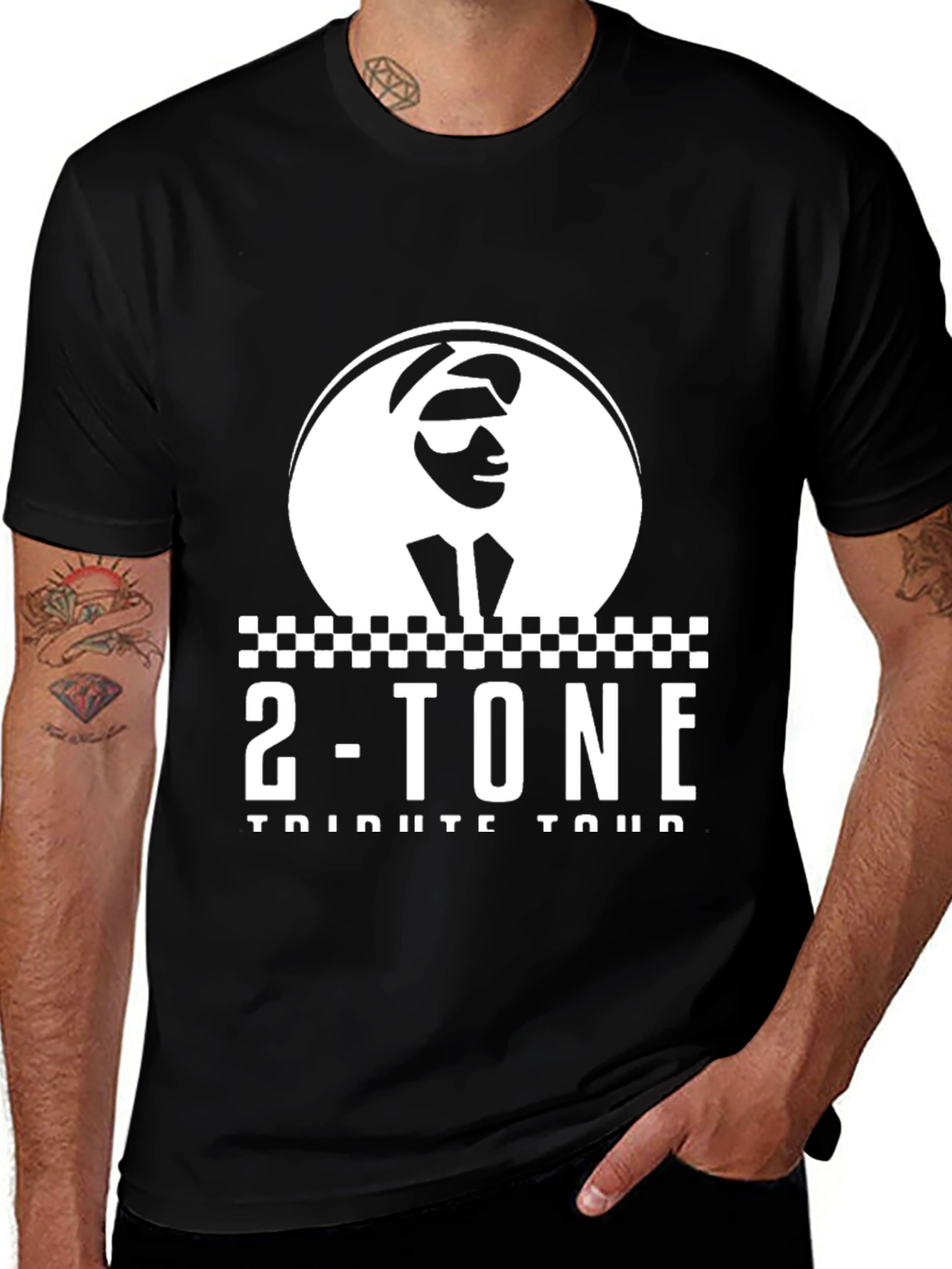 Variant 3 of 2-Tone Tribute Tour Black T-Shirt