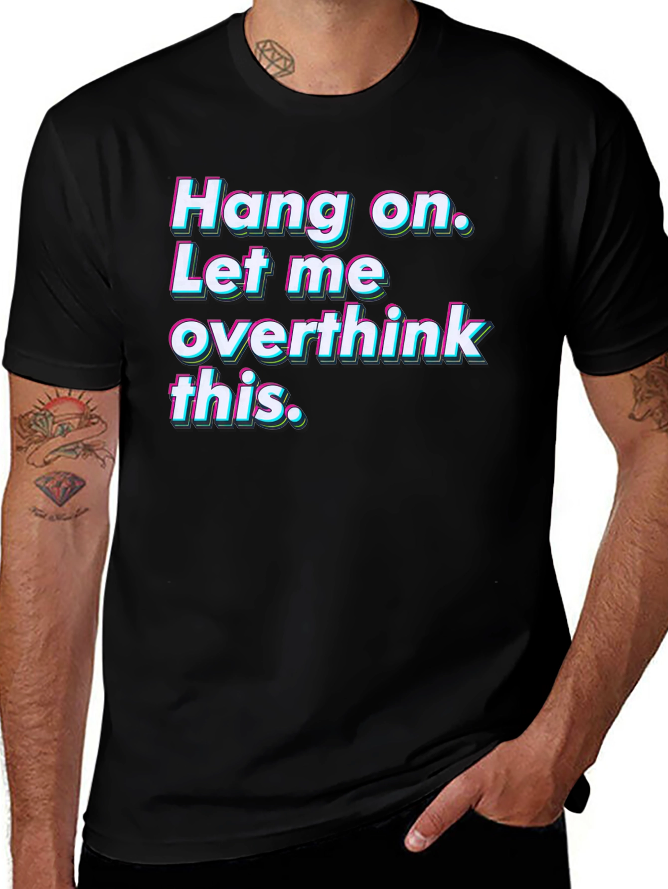 Variant 17 of Hang On Overthink Tee