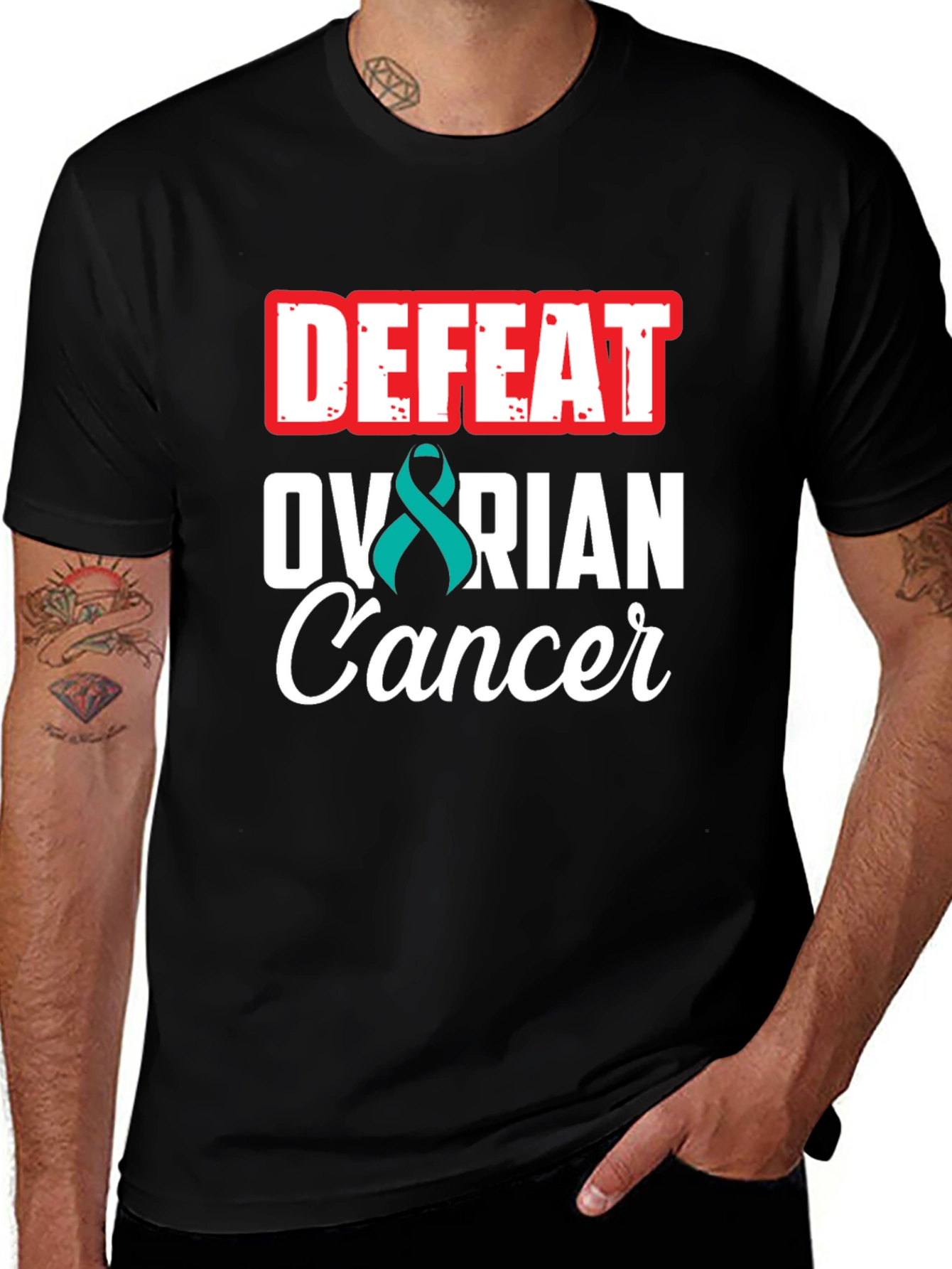 Defeat Ovarian Cancer Awareness T-Shirt