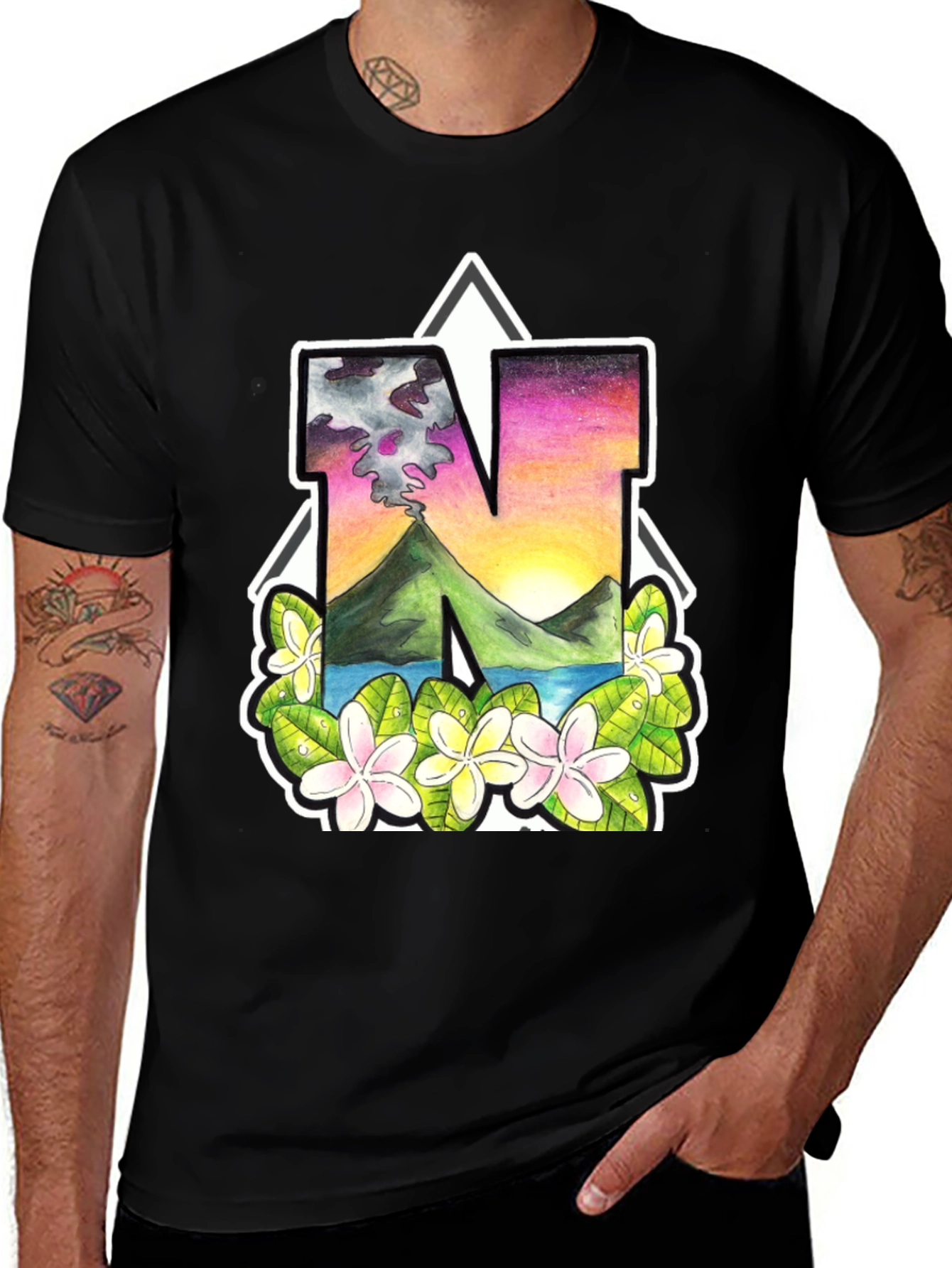 Variant 4 of Tropical Volcano N Graphic T-Shirt