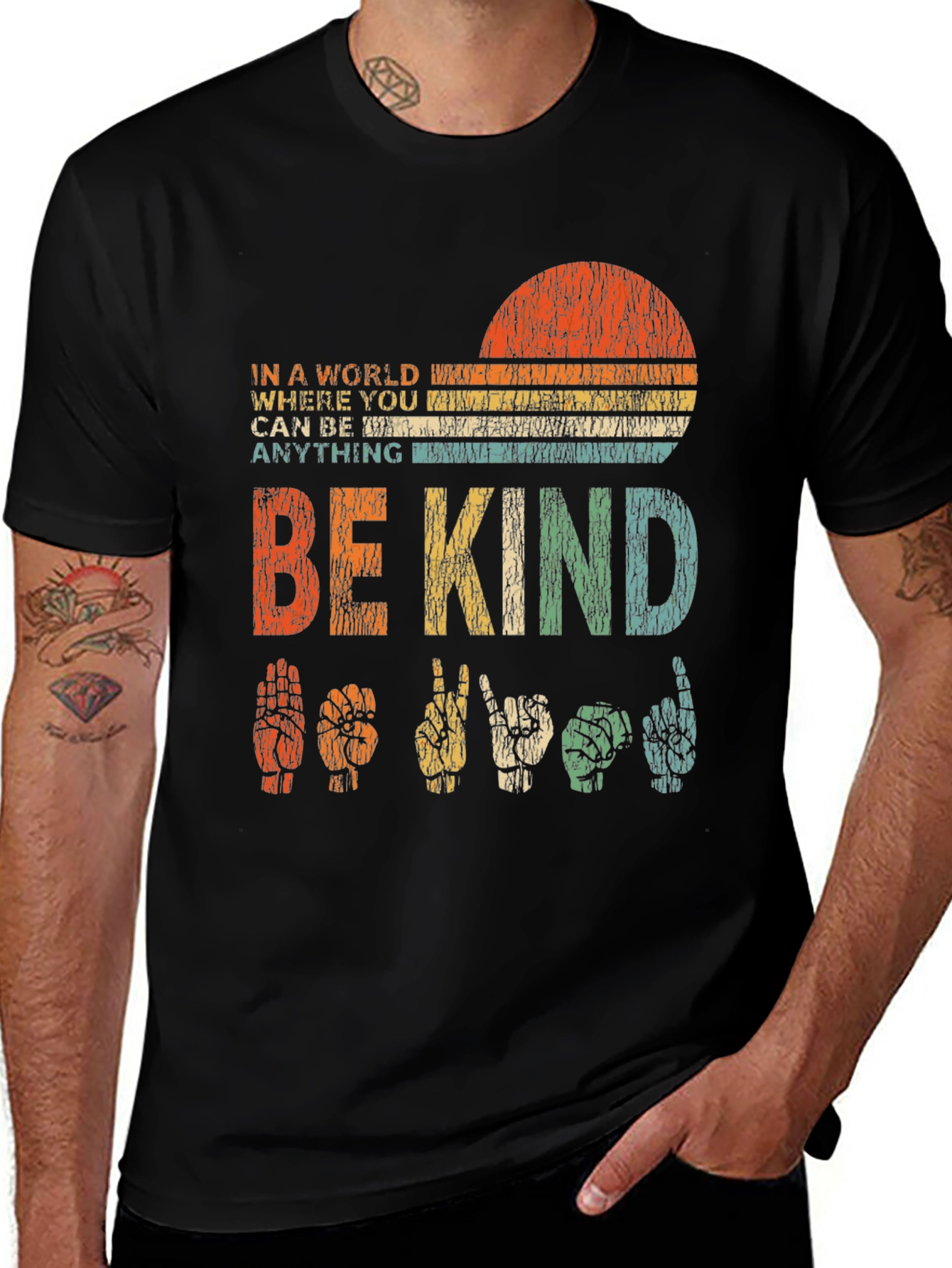 Be Kind Sign Language T-Shirt 