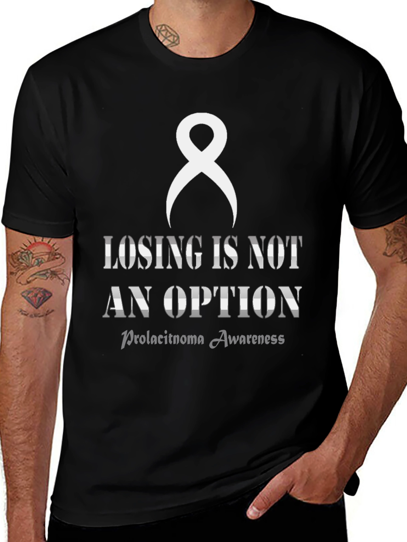 Losing is Not an Option Prolactinoma Awareness T-Shirt