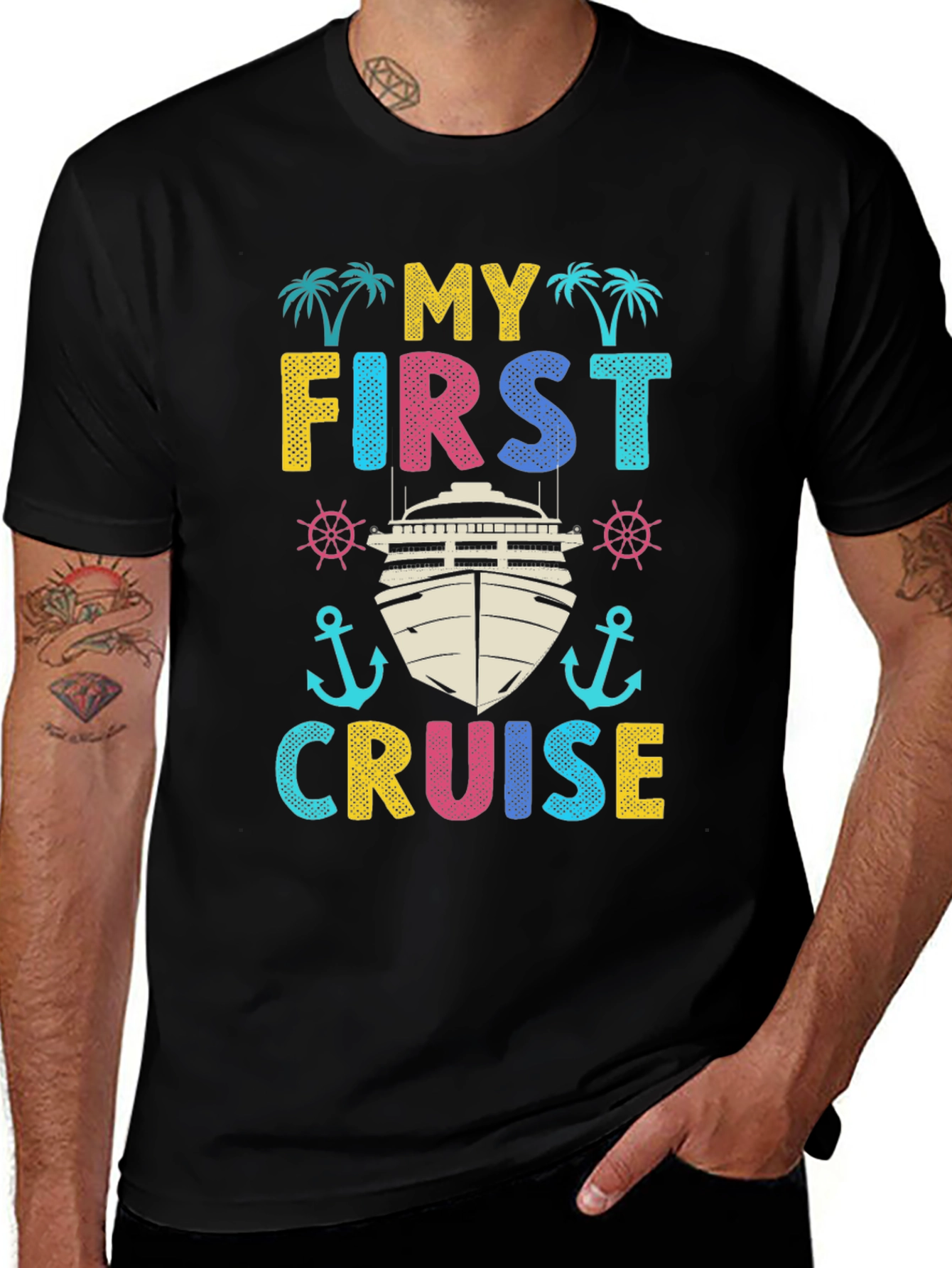 Variant 30 of My First Cruise T-Shirt - Fun Vacation Tee
