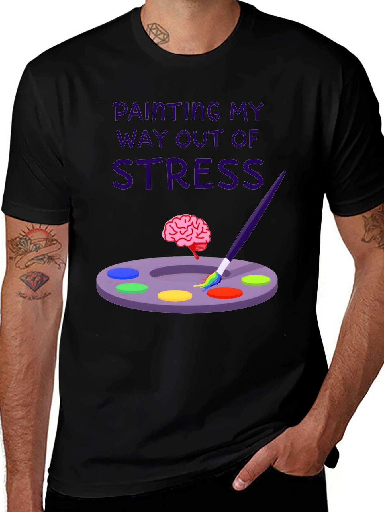 Variant 29 of Painting My Way Out of Stress T-Shirt