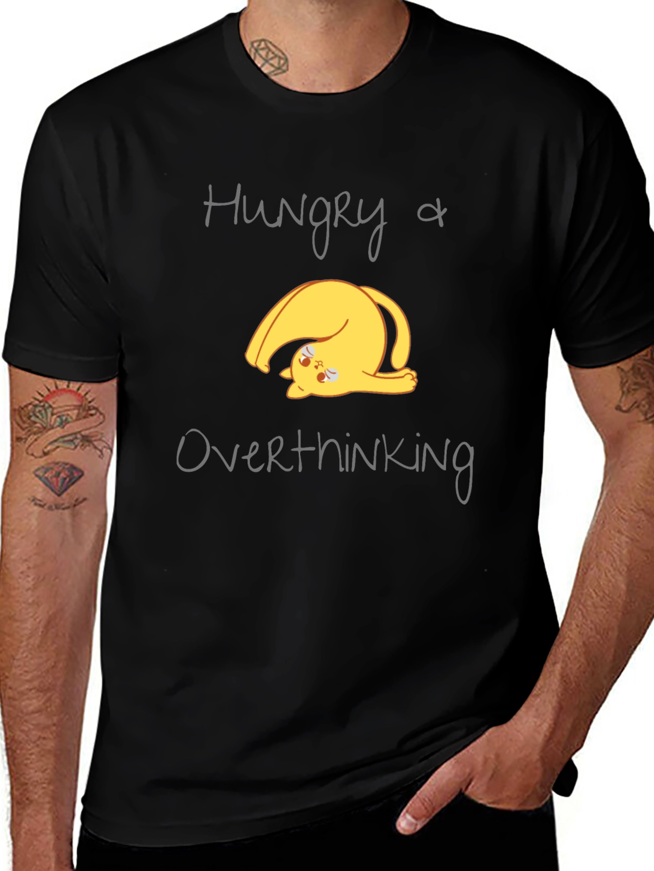 Variant 8 of Hungry & Overthinking Graphic Tee