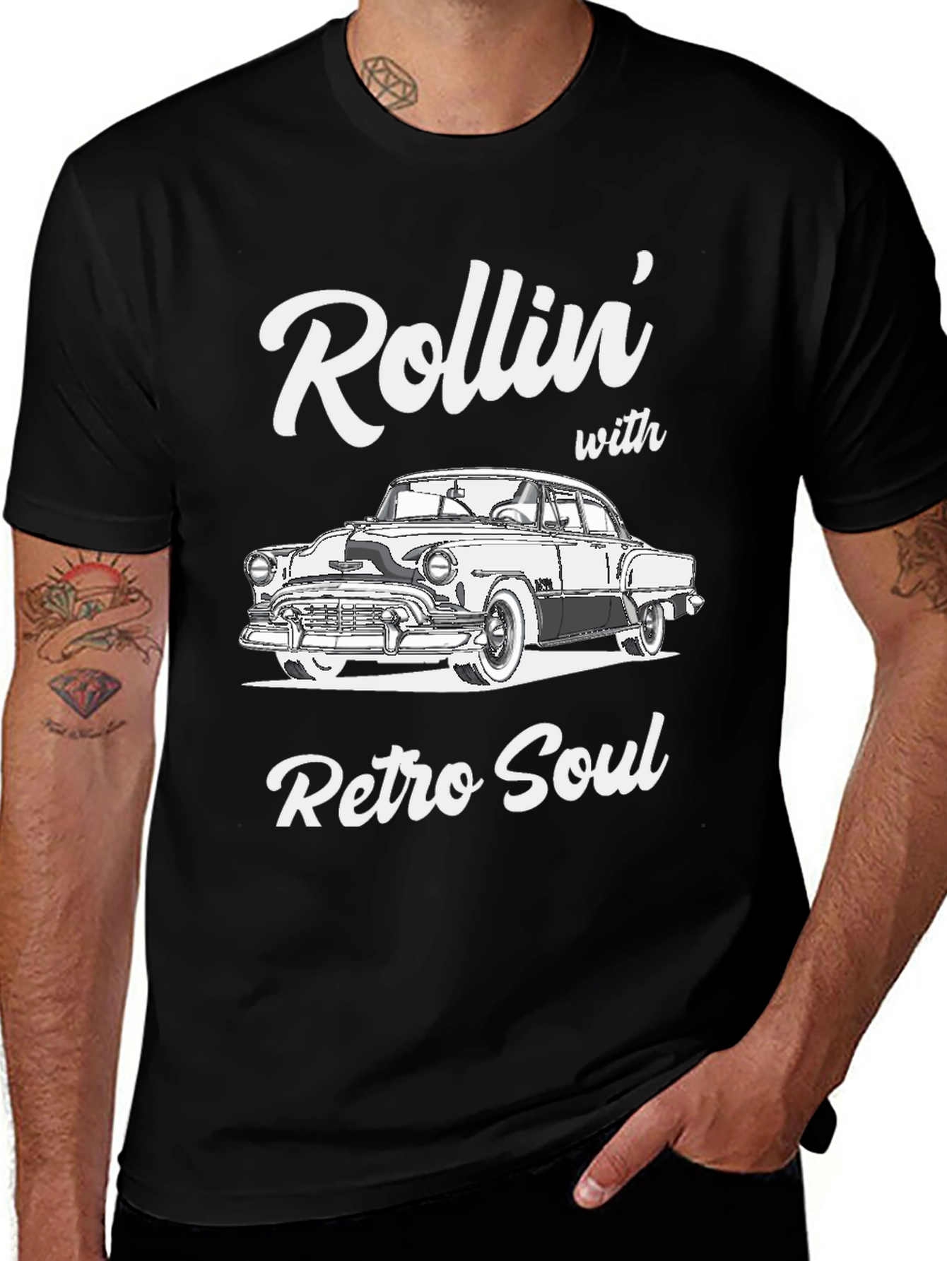 Retro Soul Car T-Shirt - Classic Automotive Style