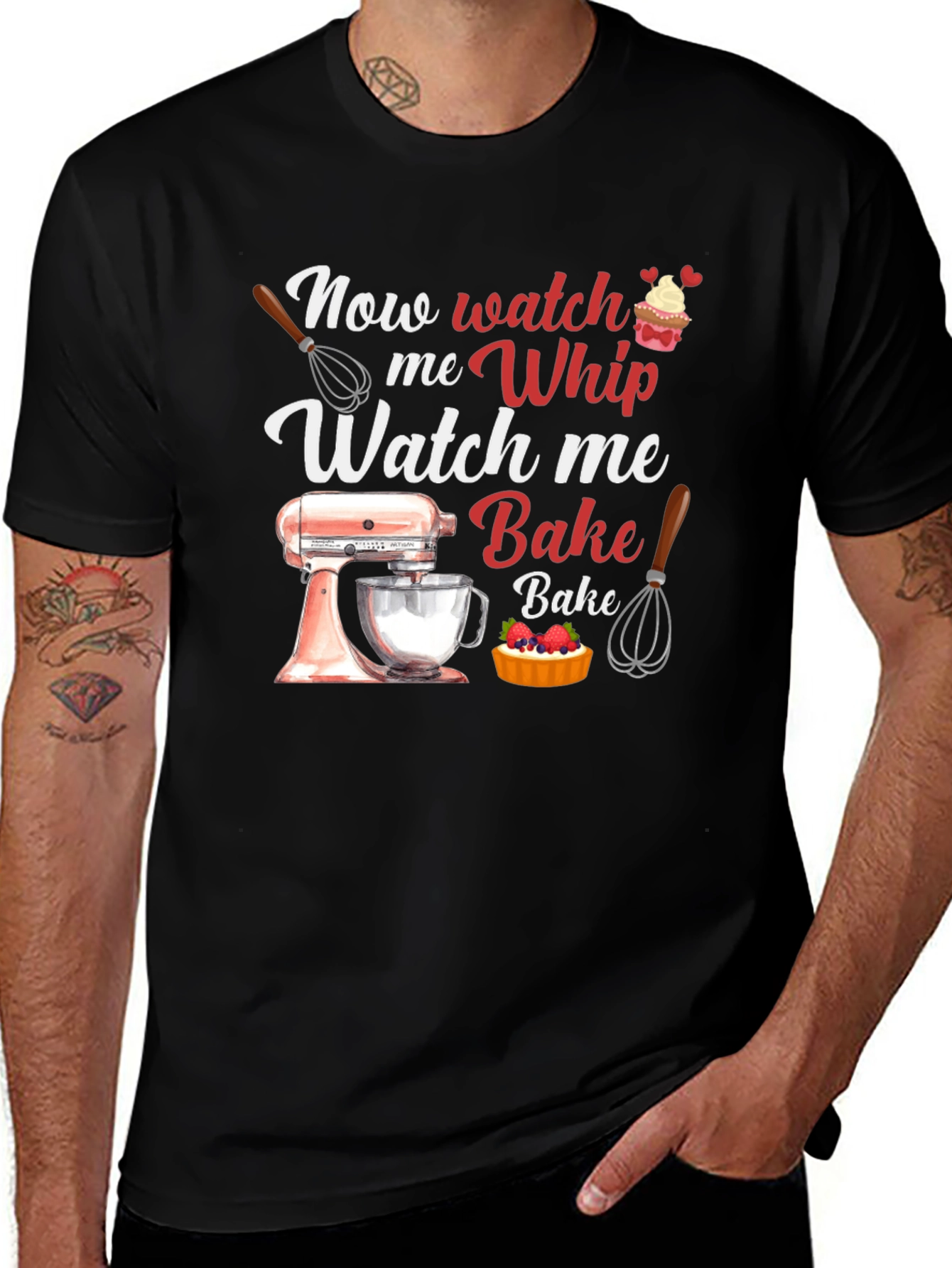 Variant 5 of Now Watch Me Whip, Watch Me Bake T-Shirt
