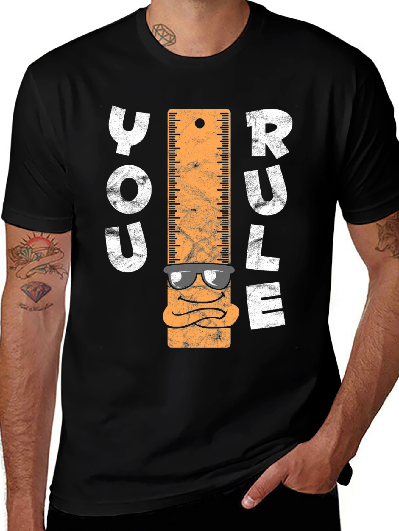 Variant 26 of You Rule T-Shirt - Ruler Character Tee