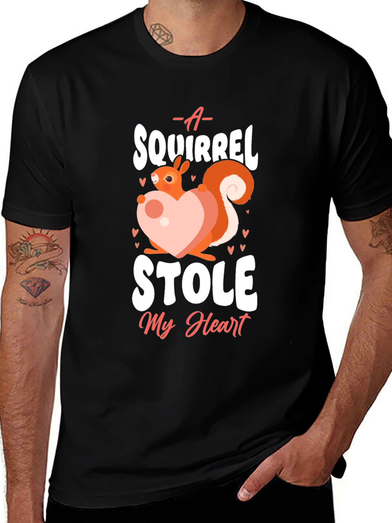 Variant 27 of Squirrel Stole My Heart Graphic Tee