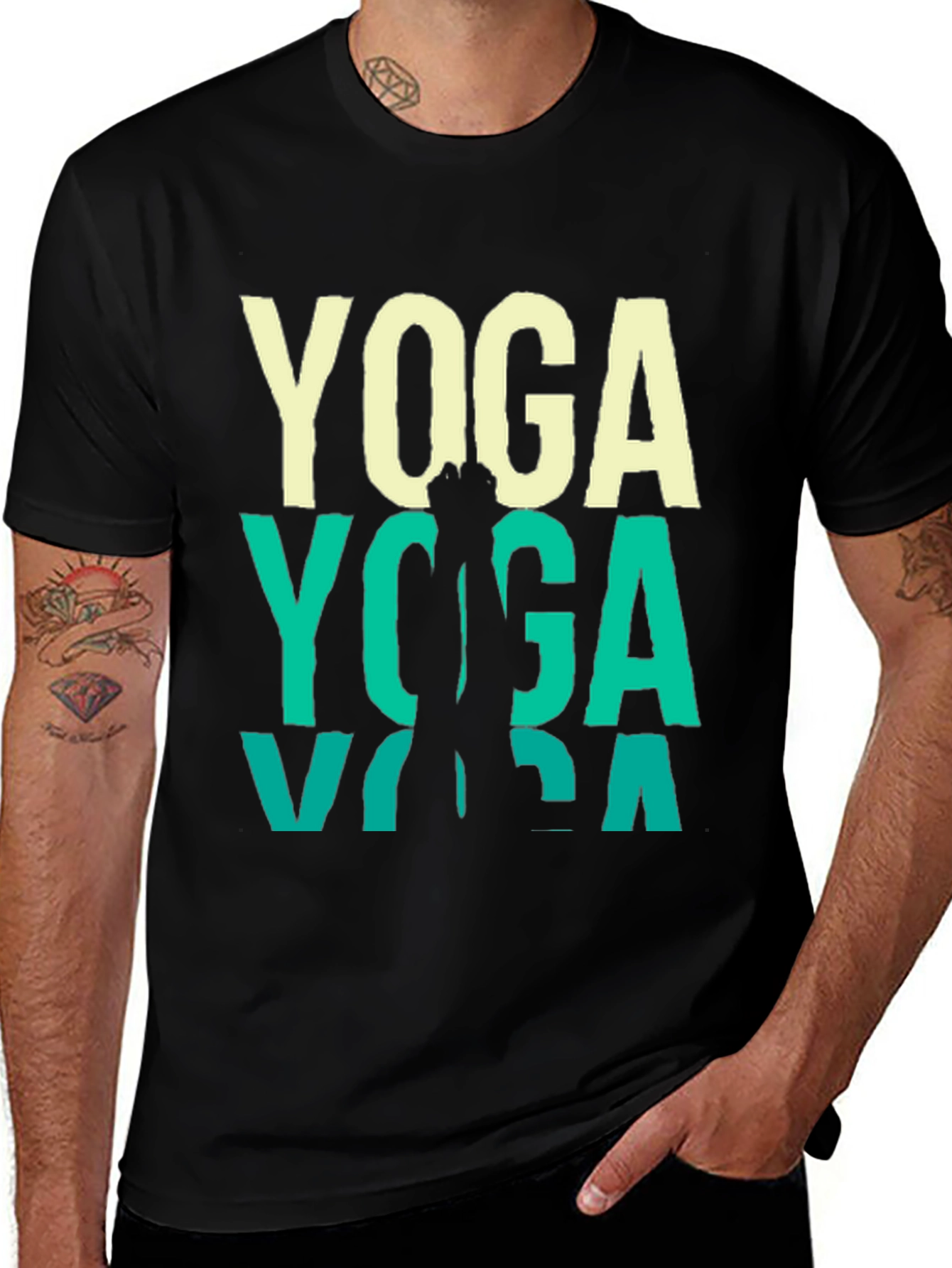 Variant 13 of Yoga Graphic Tee - Men's Short Sleeve T-Shirt