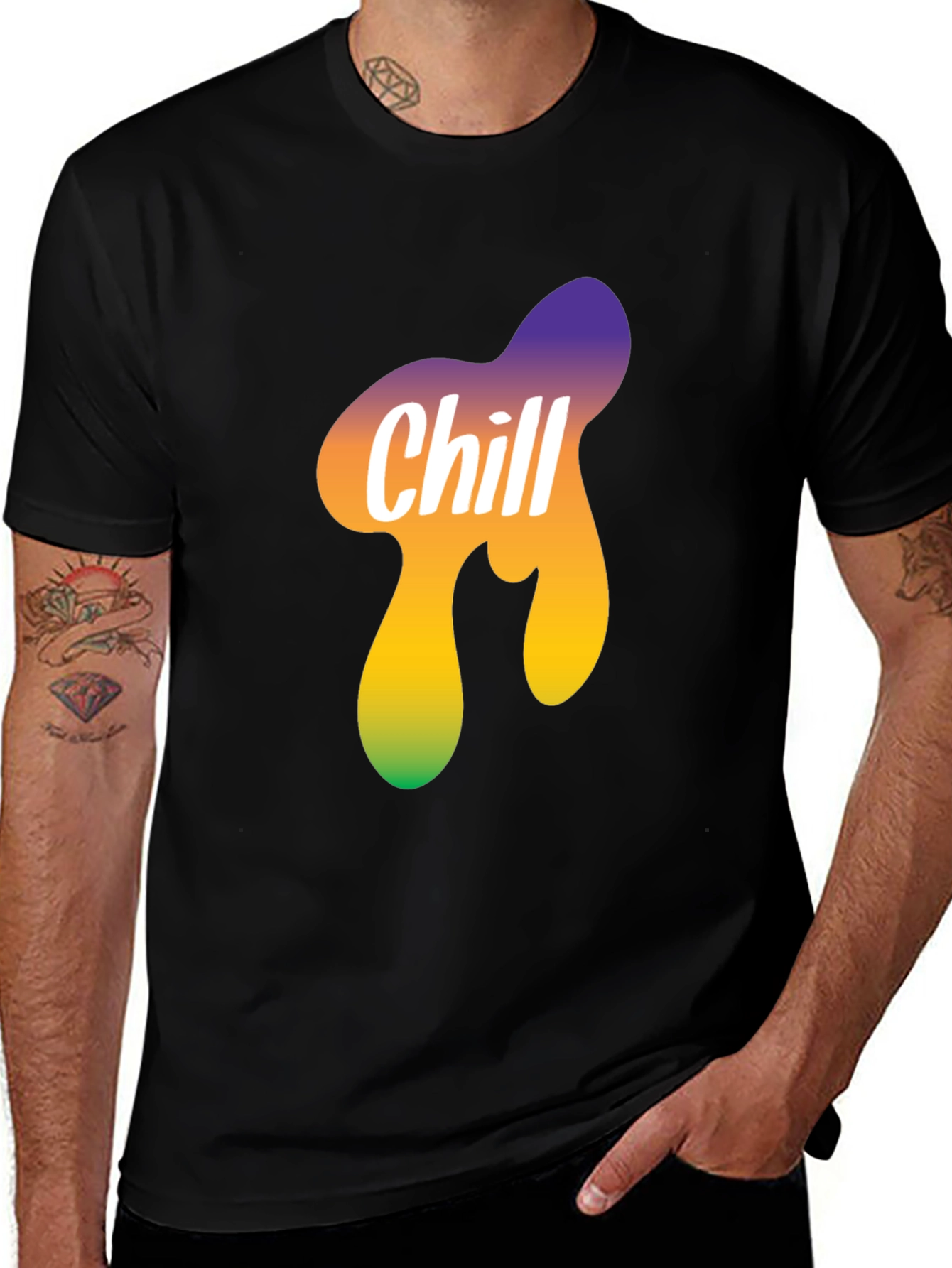 Variant 23 of Chill Graphic T-Shirt - Relaxed Style