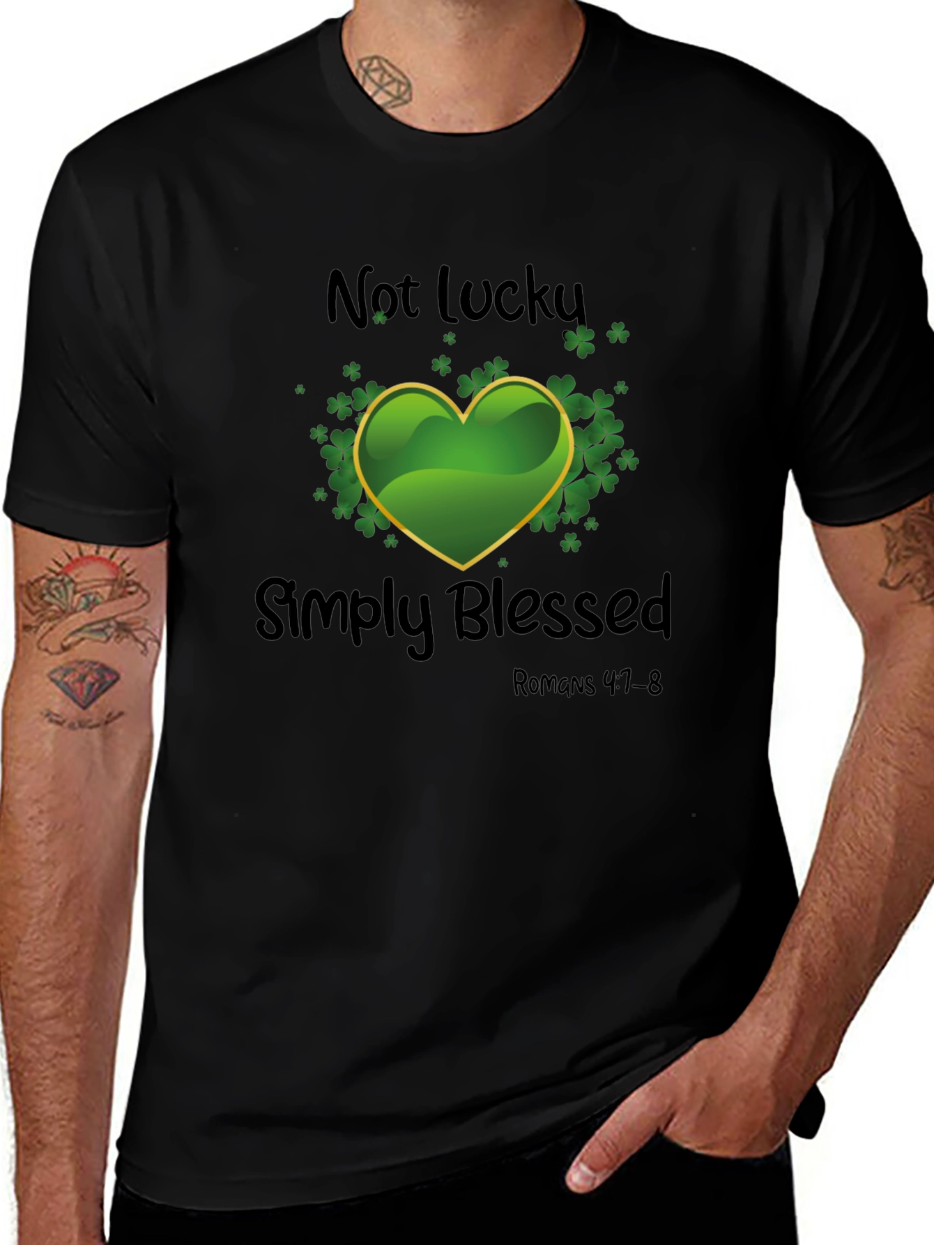 Blessed Shamrock T-Shirt - Religious St. Patrick's Day