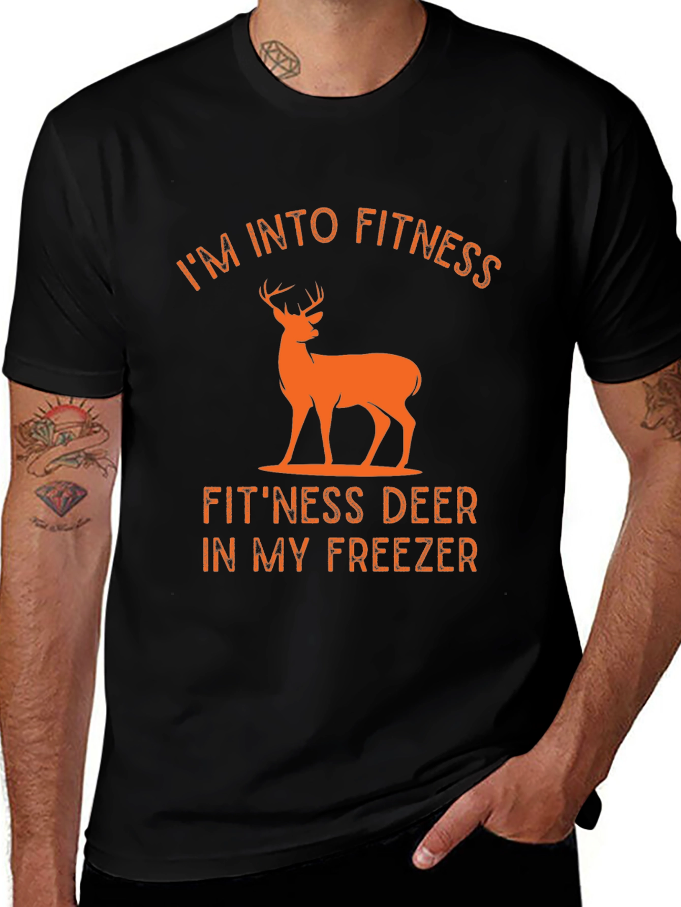 Variant 22 of I'm Into Fitness Fit'ness Deer T-Shirt