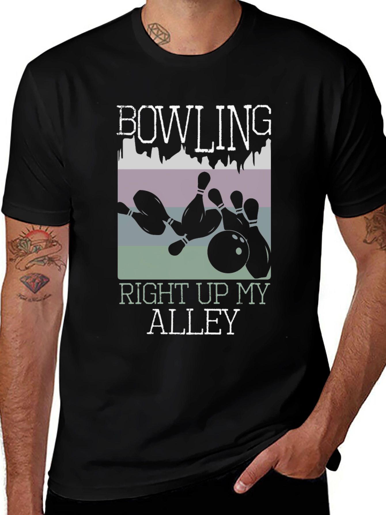 Variant 23 of Bowling Alley T-Shirt