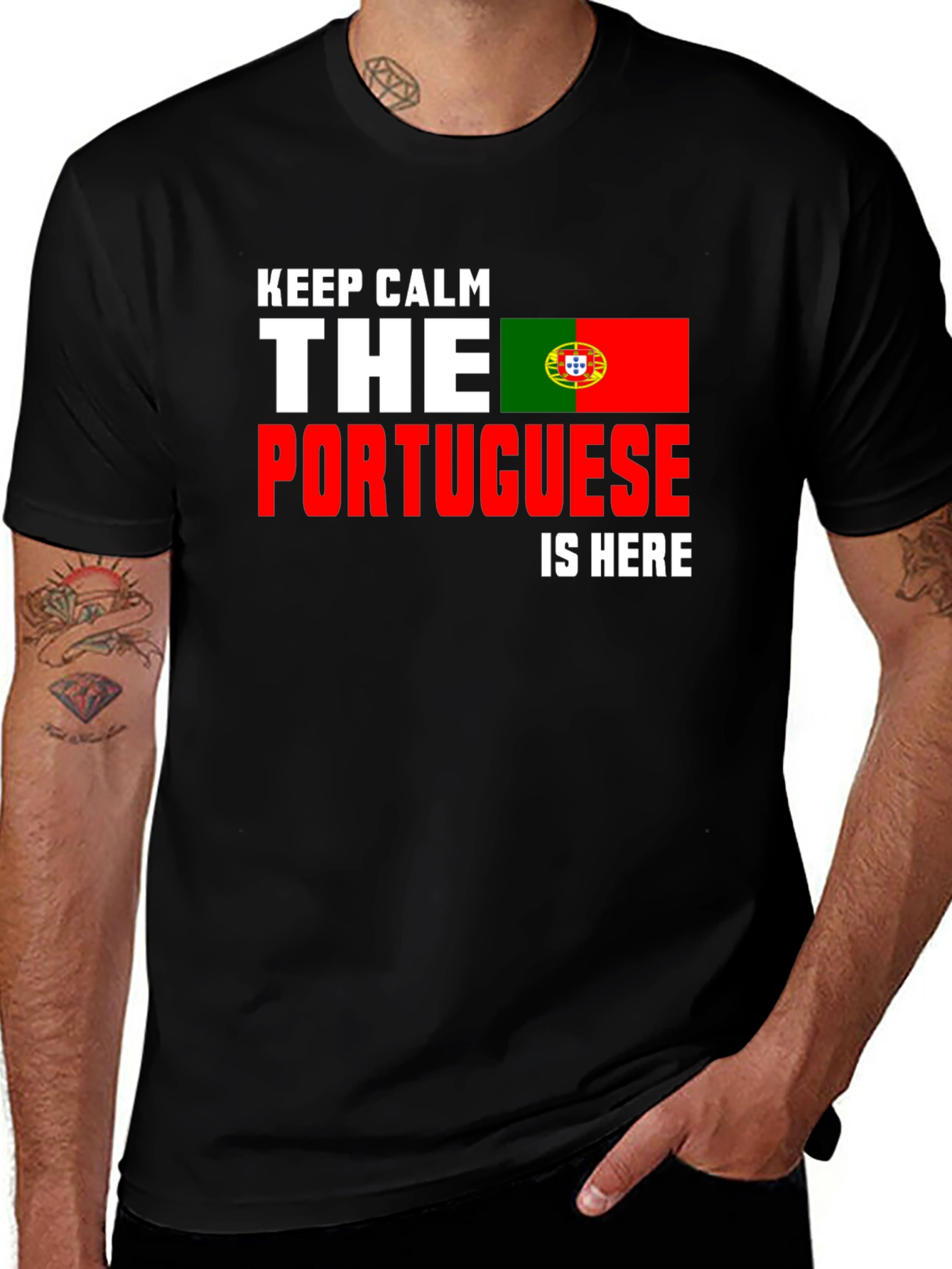 Keep Calm Portuguese Is Here T-Shirt