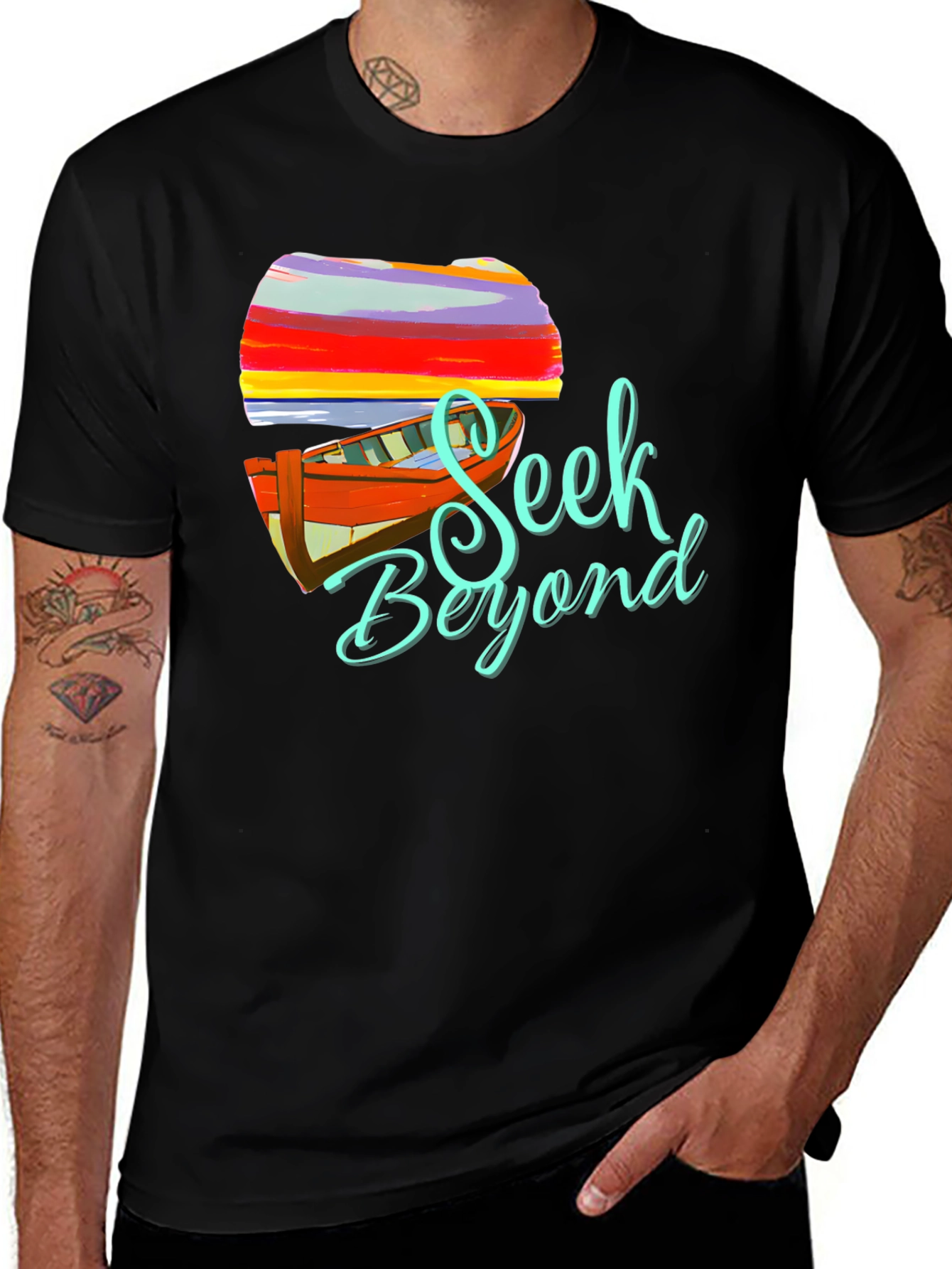 Variant 30 of Seek Beyond Graphic T-Shirt - Coastal Adventure