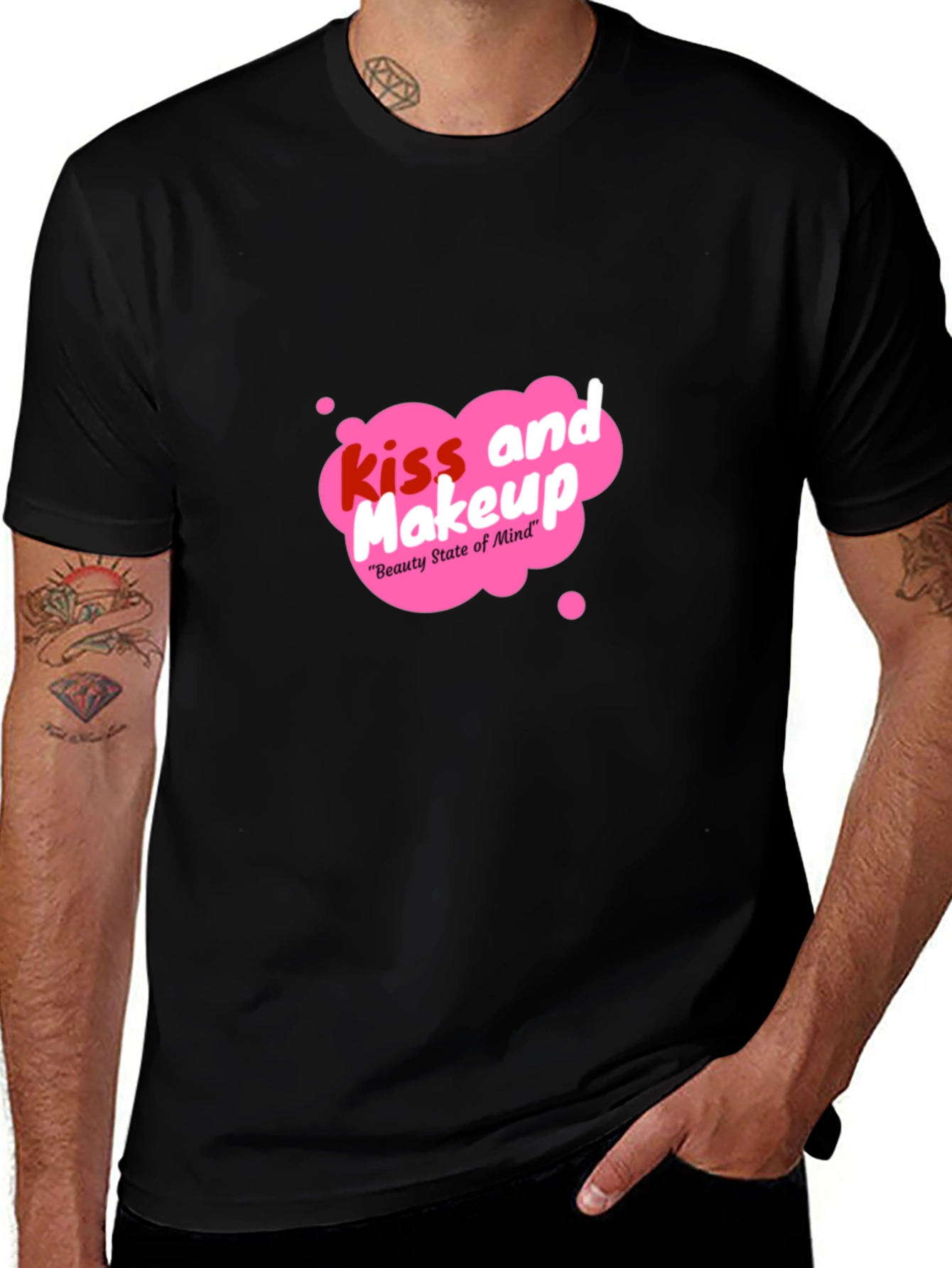 Kiss and Makeup Graphic Tee