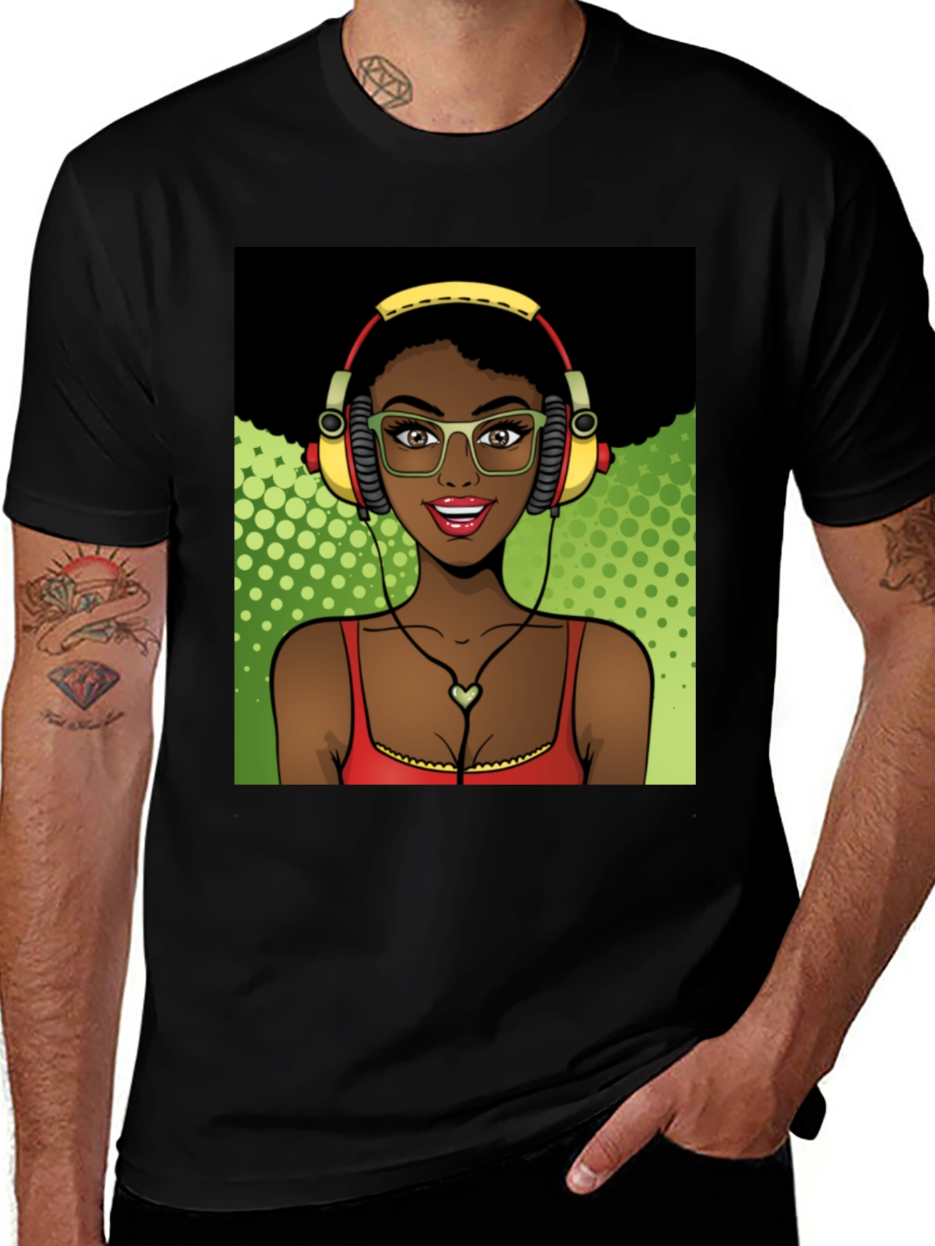 Funky Afro Girl T-Shirt