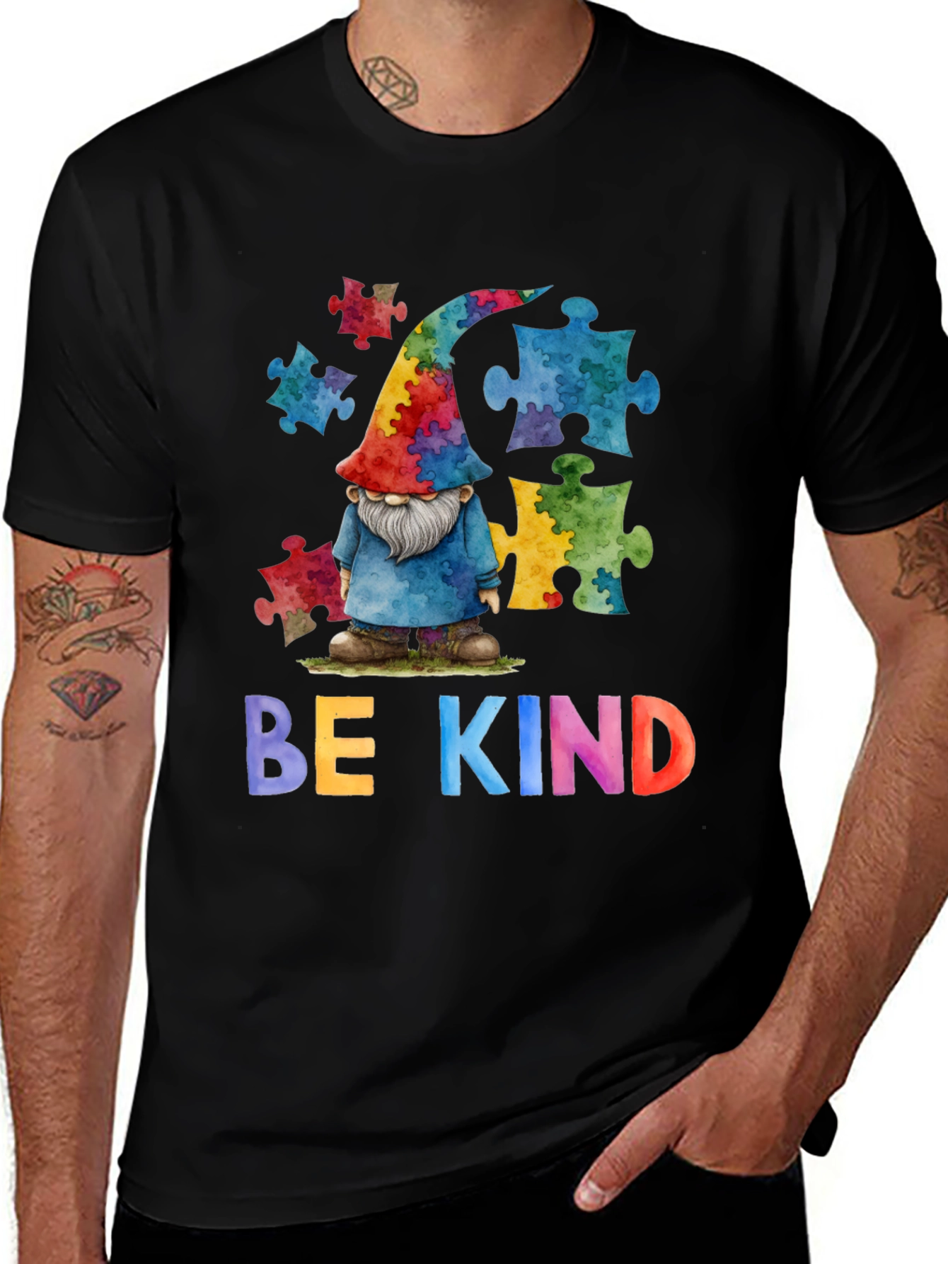 Variant 10 of Be Kind Autism Awareness T-Shirt