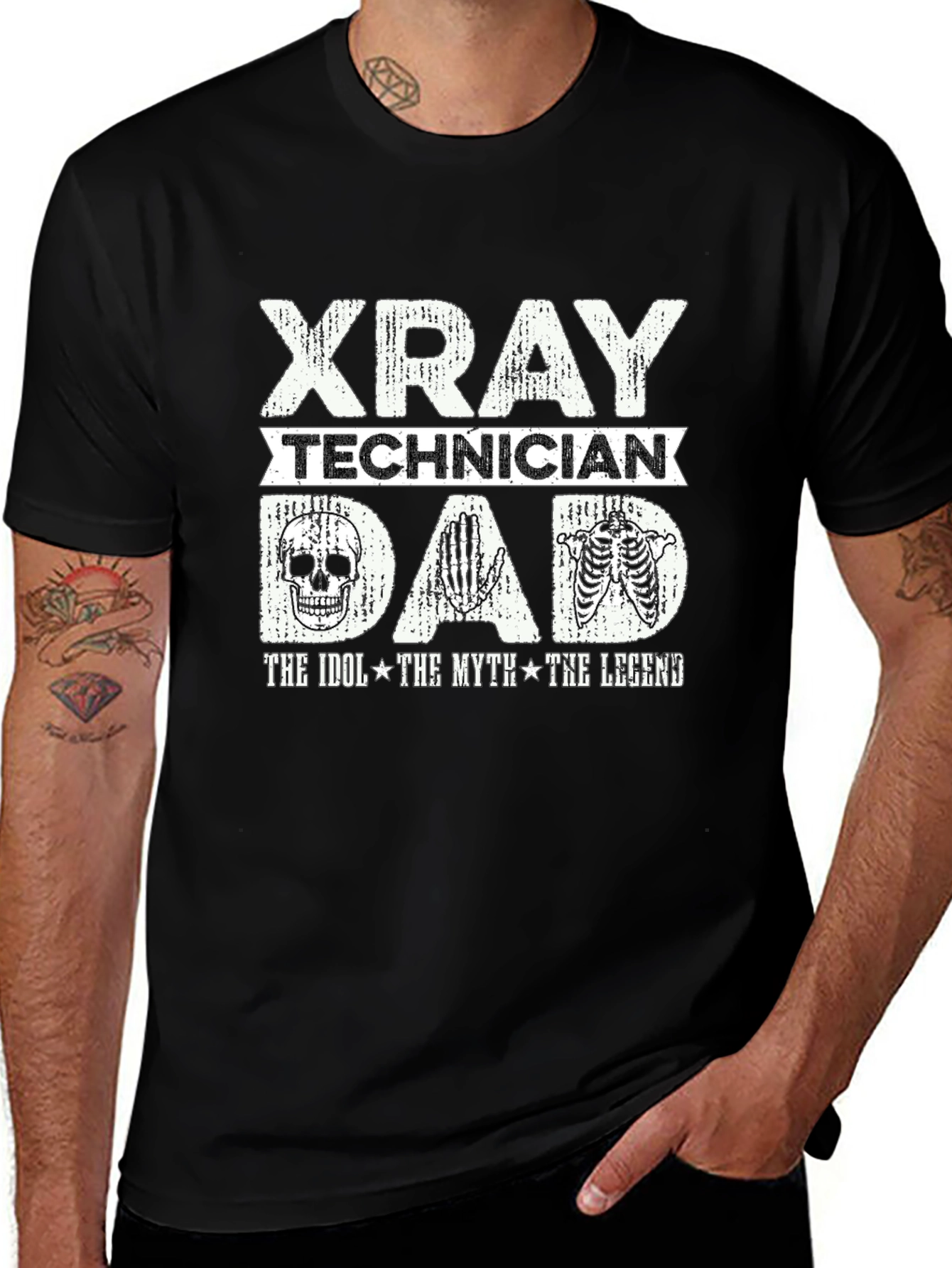 X-Ray Technician Dad T-Shirt