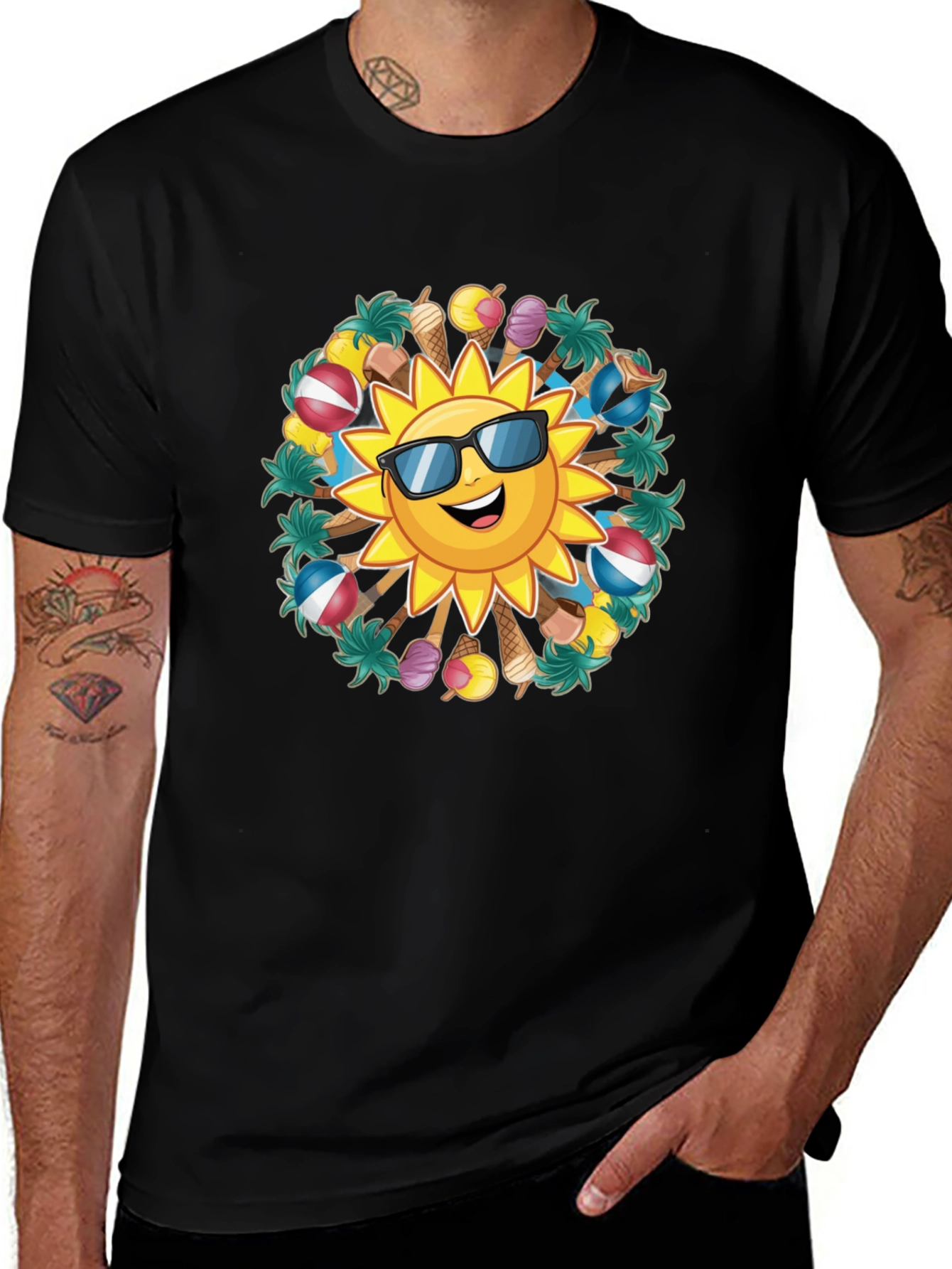 Variant 9 of Summer Sun Graphic T-Shirt