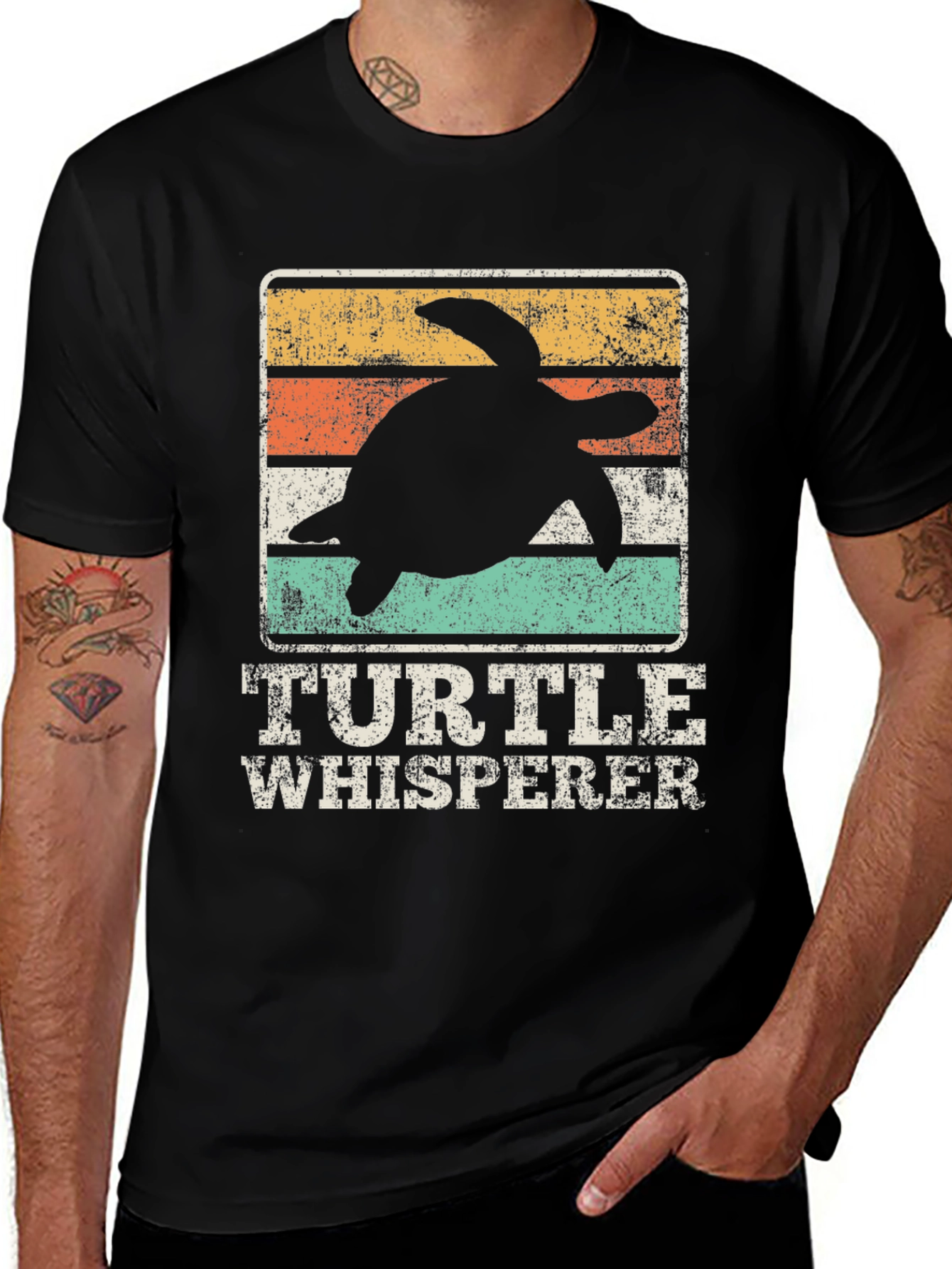 Variant 17 of Turtle Whisperer Graphic T-Shirt