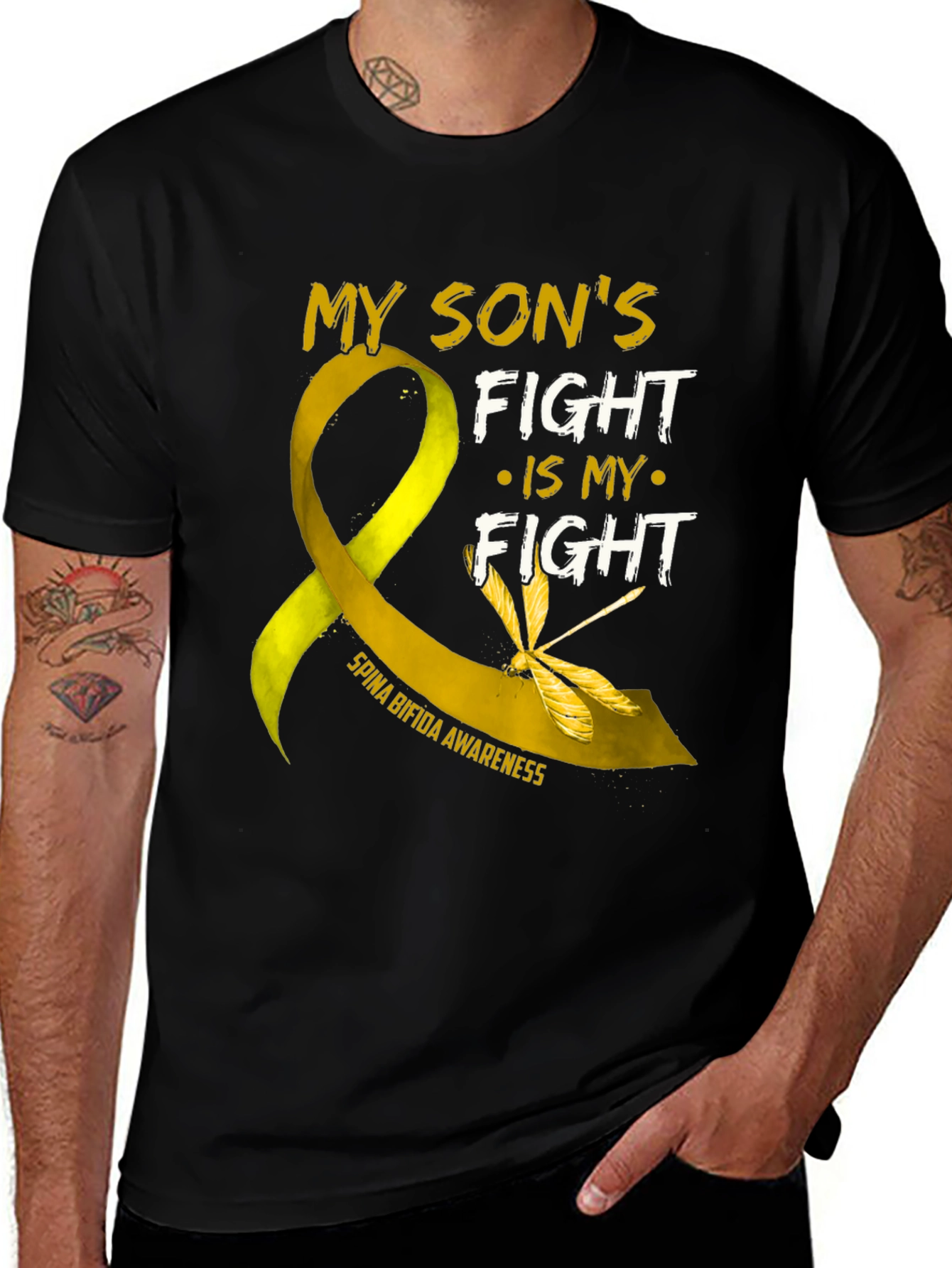 Spina Bifida Awareness T-Shirt - My Son's Fight