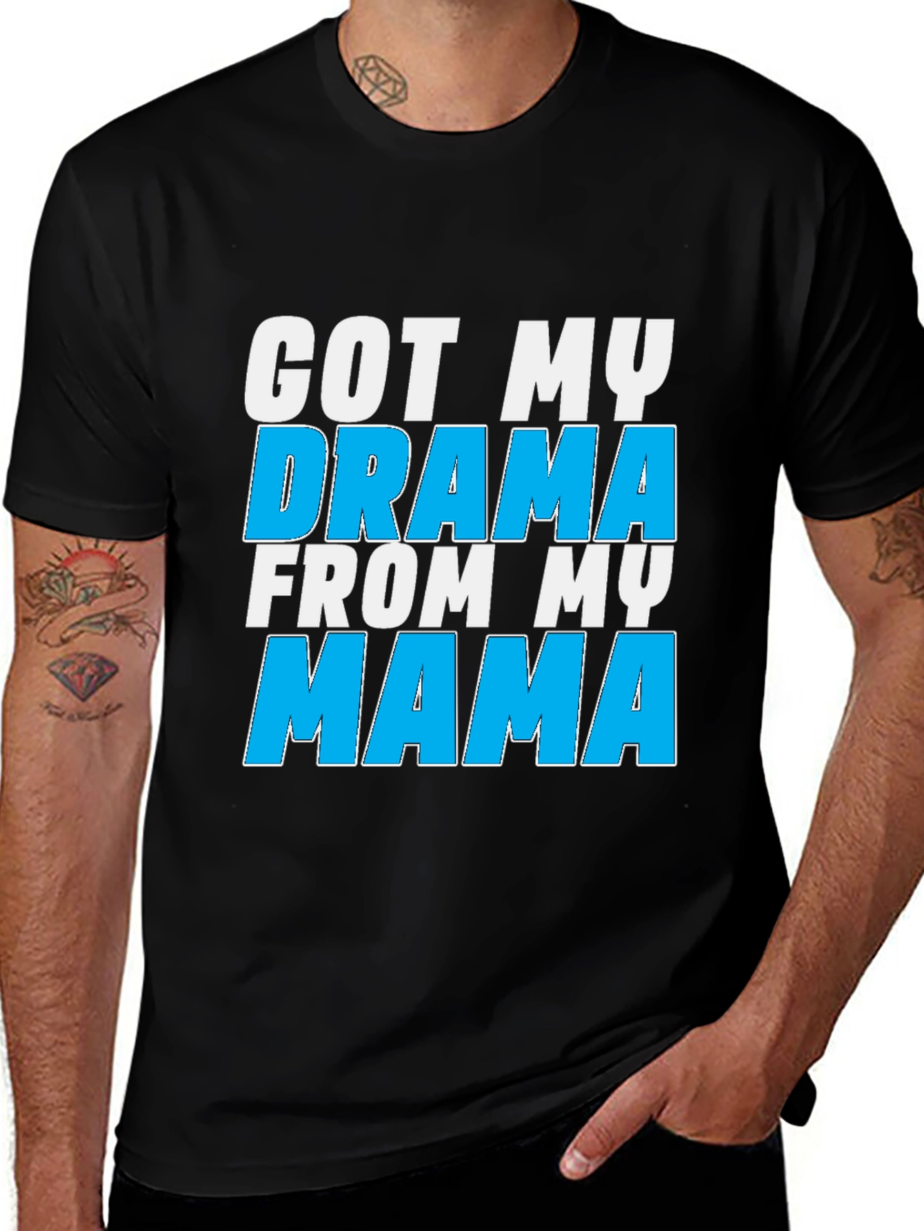 Variant 12 of Got My Drama From My Mama Graphic Tee