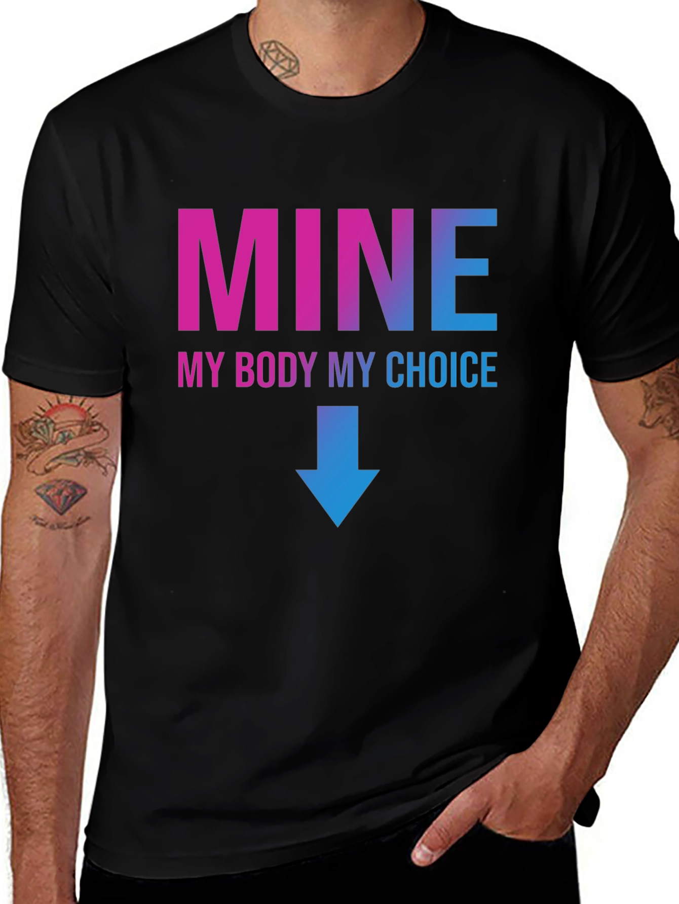 Variant 24 of My Body My Choice Graphic T-Shirt