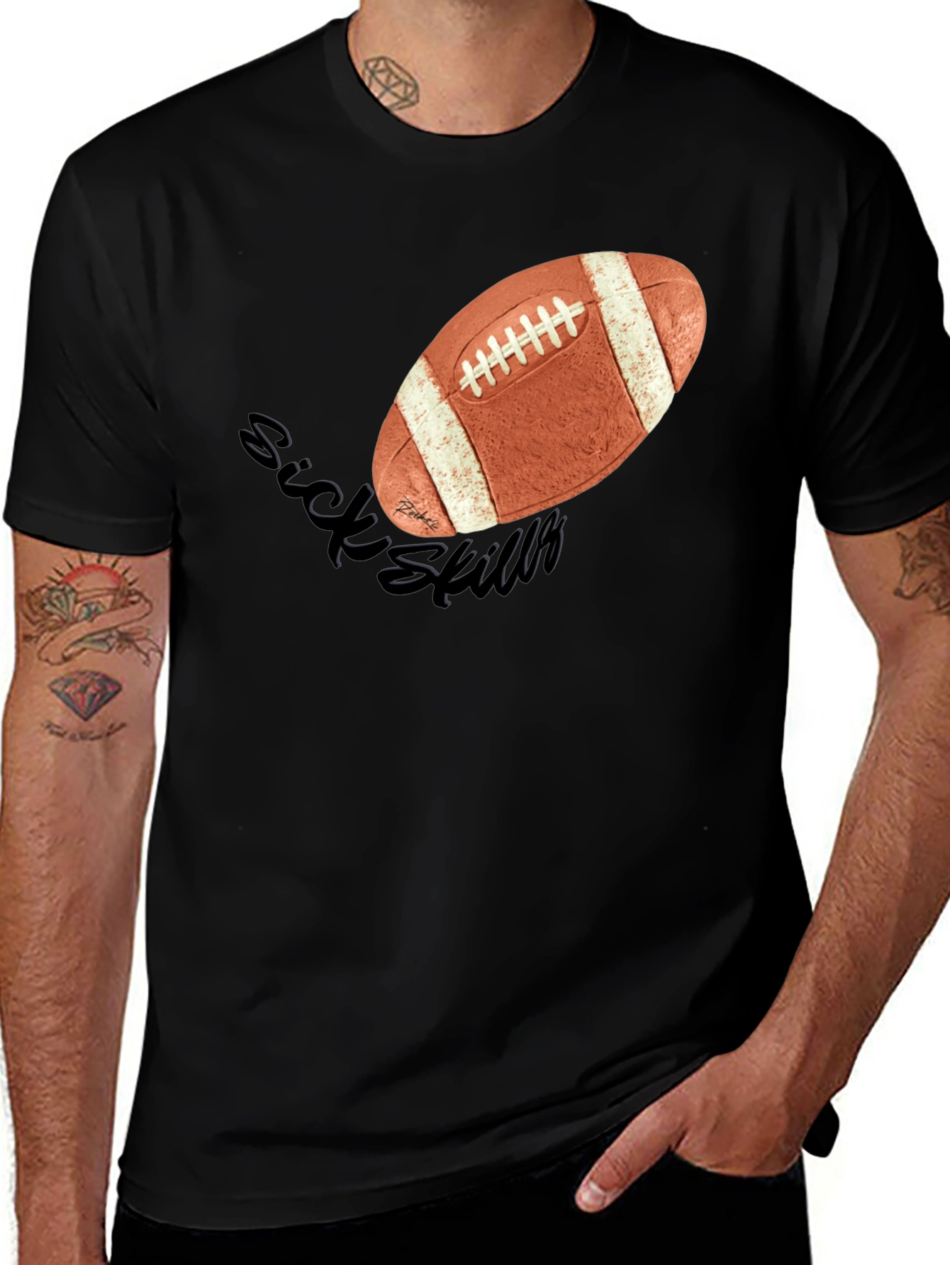Sick Skills Football Graphic Tee