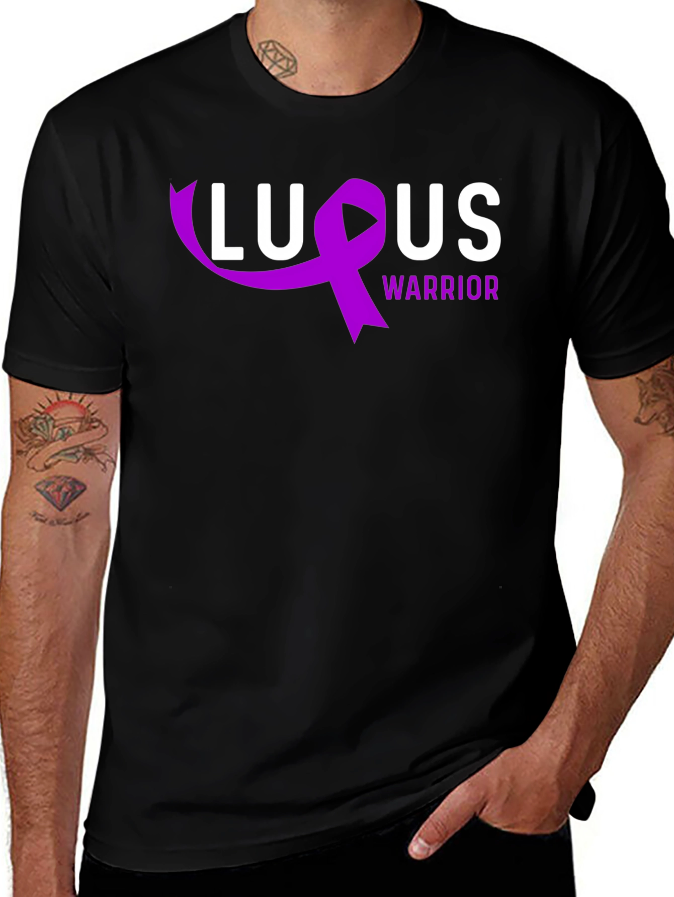 Lupus Warrior T-Shirt - Awareness Ribbon Design