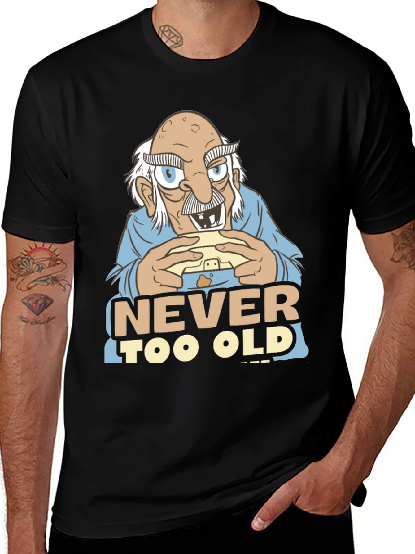 Variant 19 of Never Too Old Graphic Tee