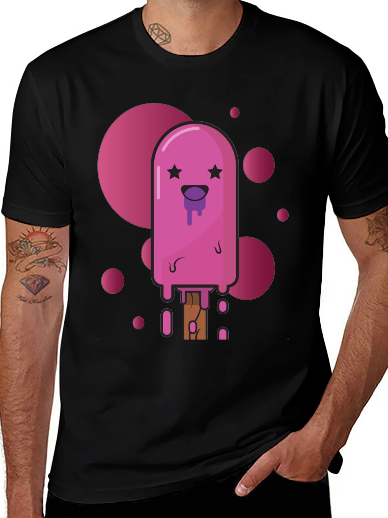 Variant 14 of Cool Ice Pop Graphic Tee - Fun Novelty Shirt