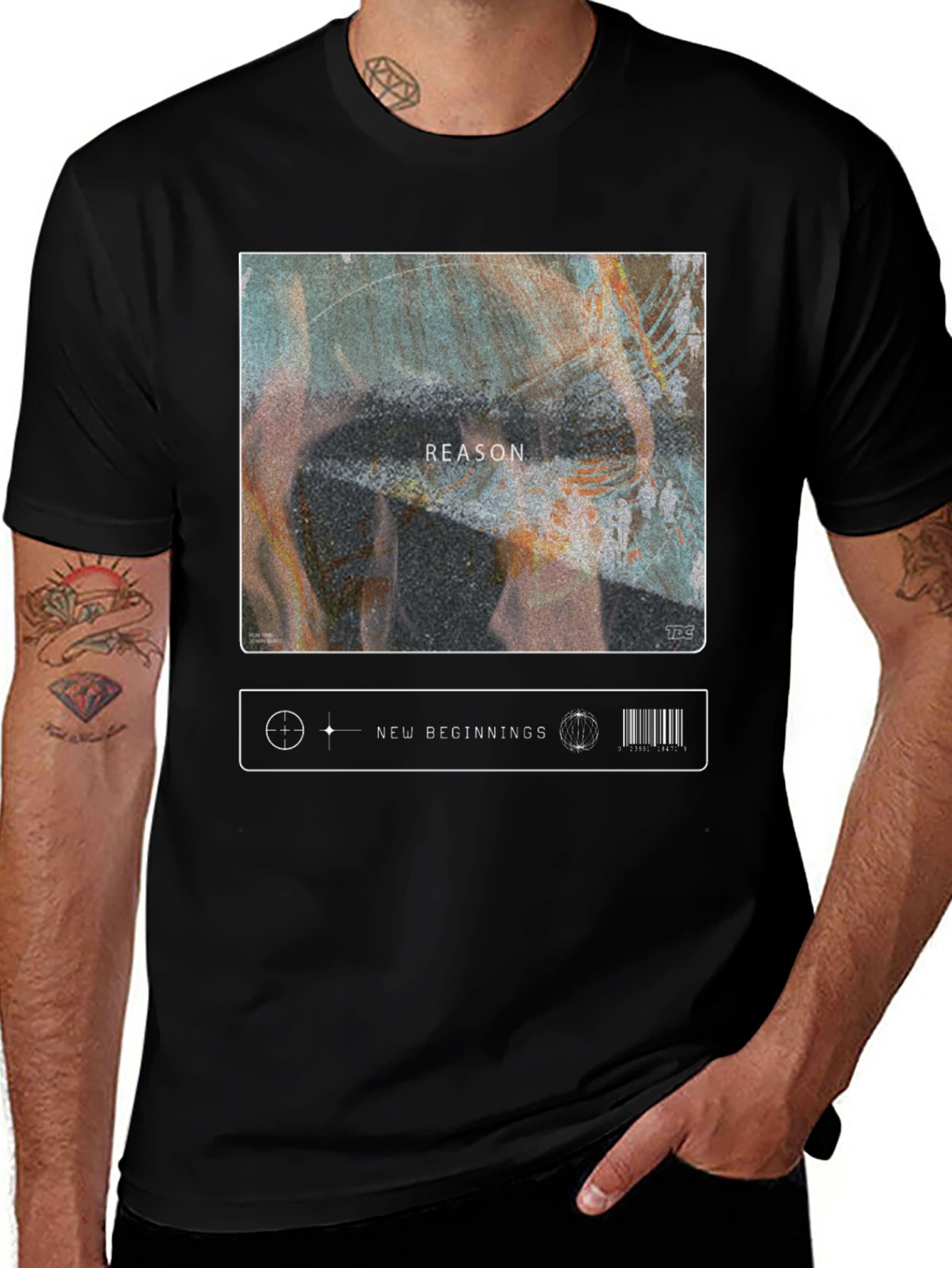 Reason New Beginnings Album T-Shirt Black