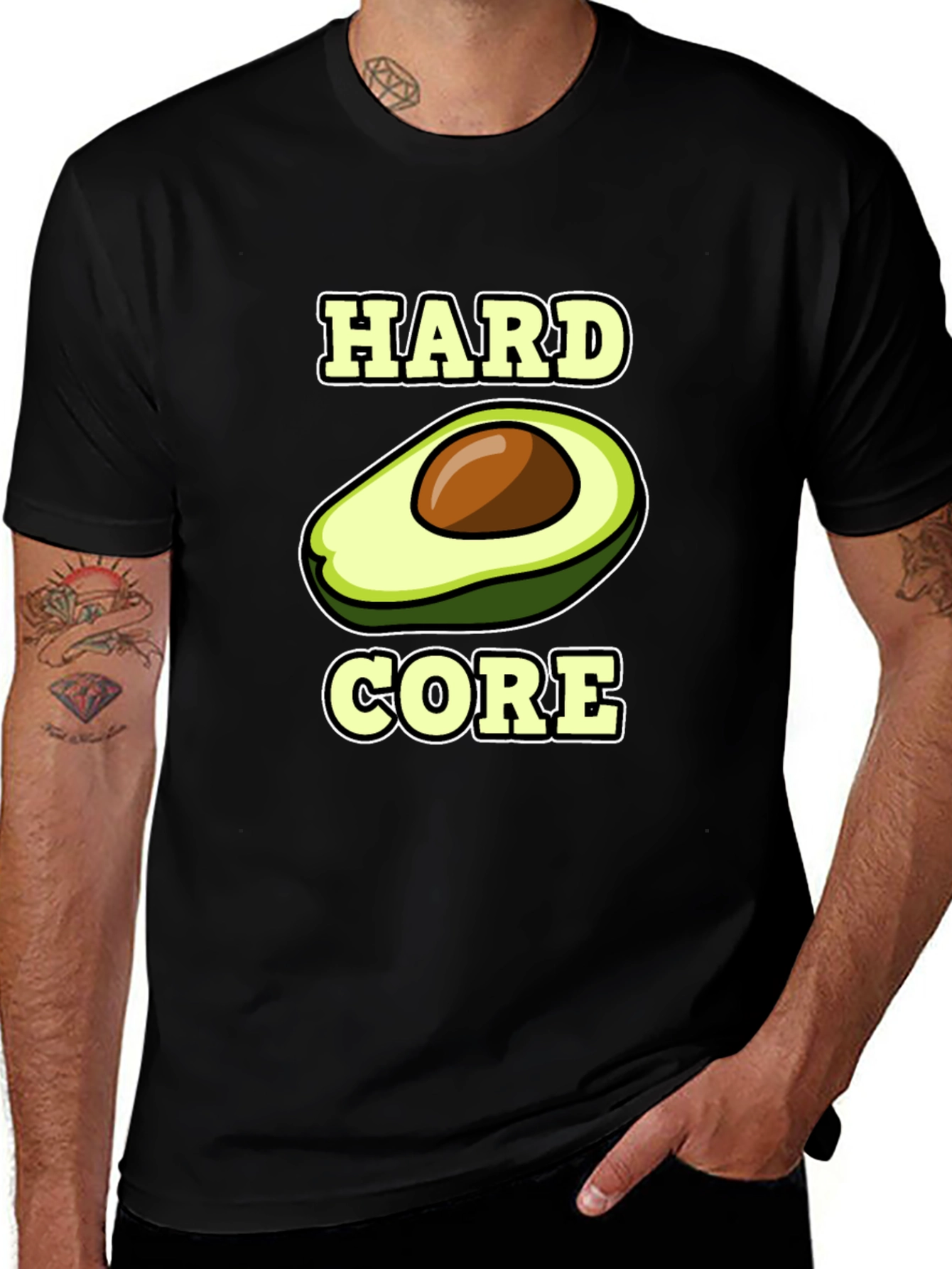 Variant 2 of Hard Core Avocado T-Shirt