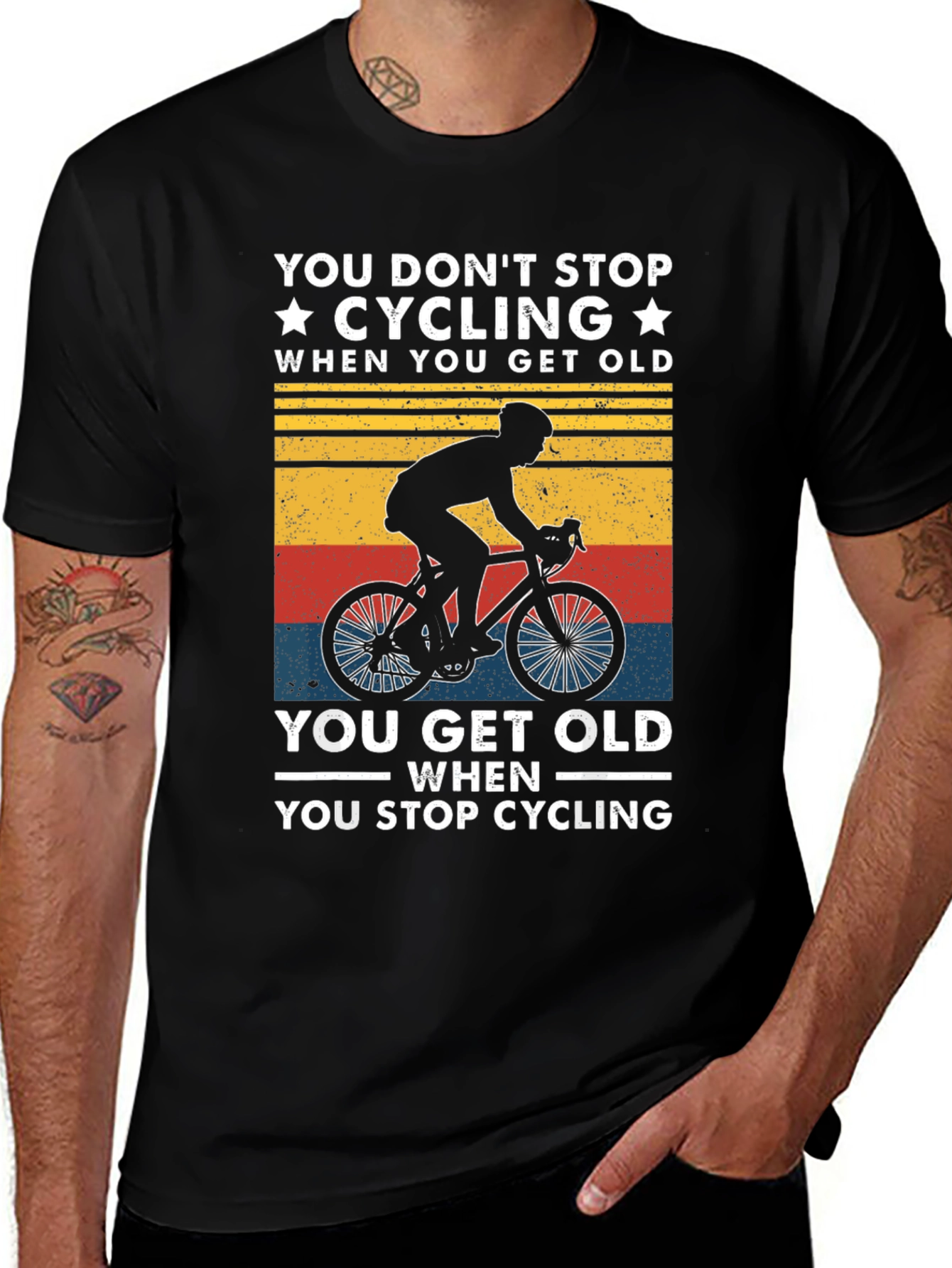 Variant 12 of Cycling T-Shirt - Don't Stop Cycling